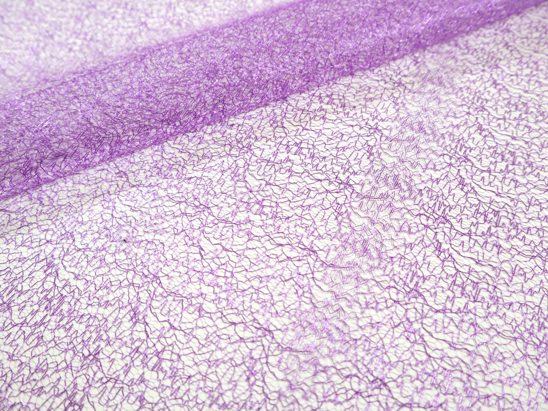 Metallic Novelty Tulle in Purple
