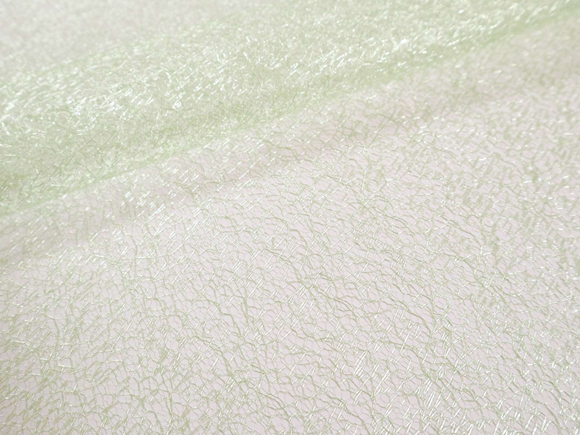 Metallic Novelty Tulle in Light Green