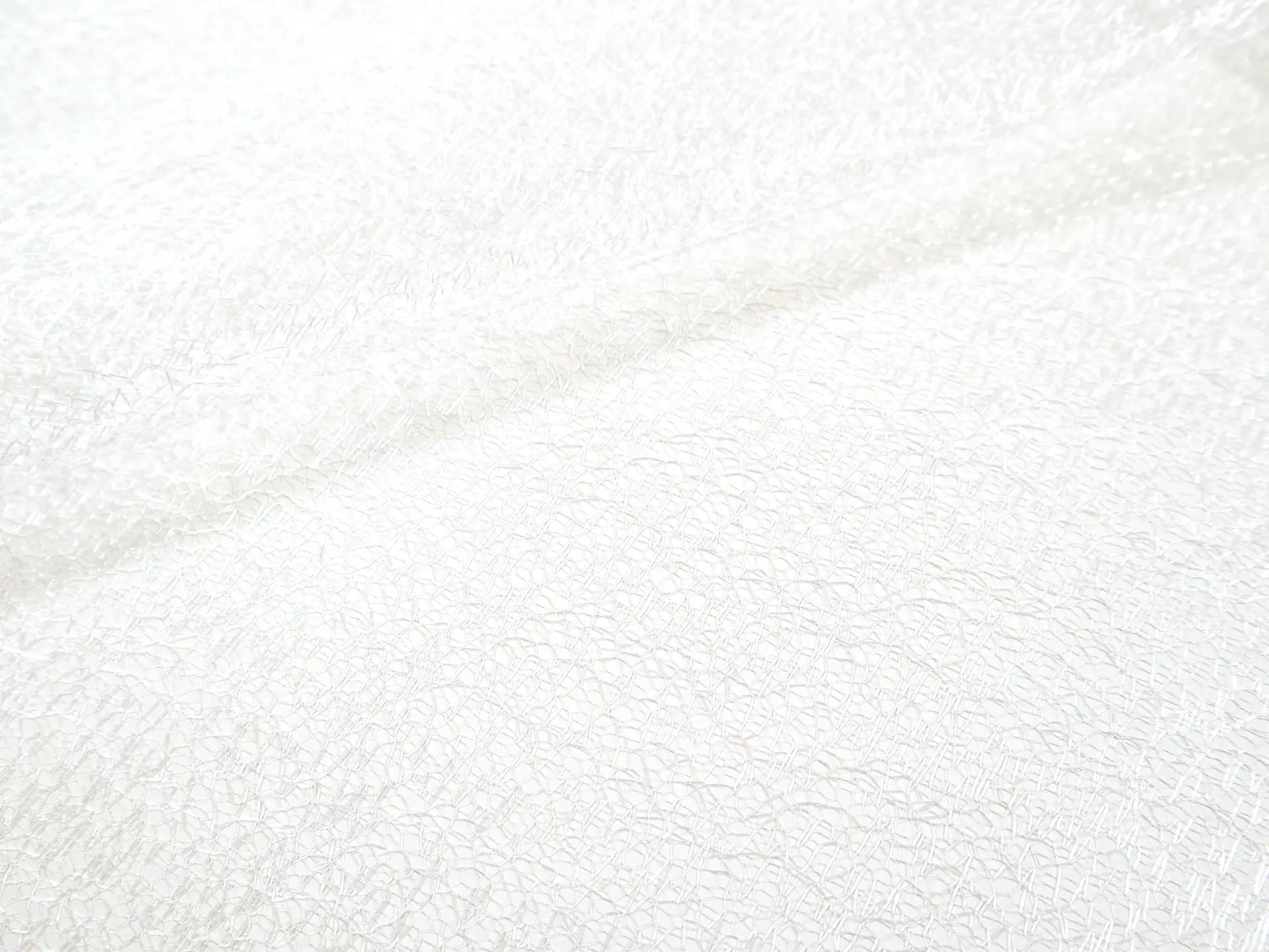 Metallic Novelty Tulle in Off White