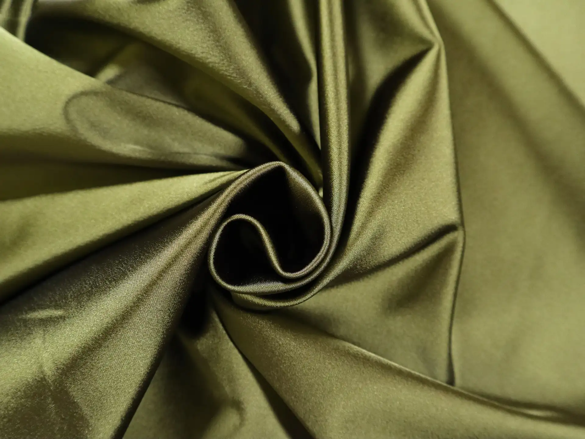 Armani Triacetate Stretch Satin in Olive