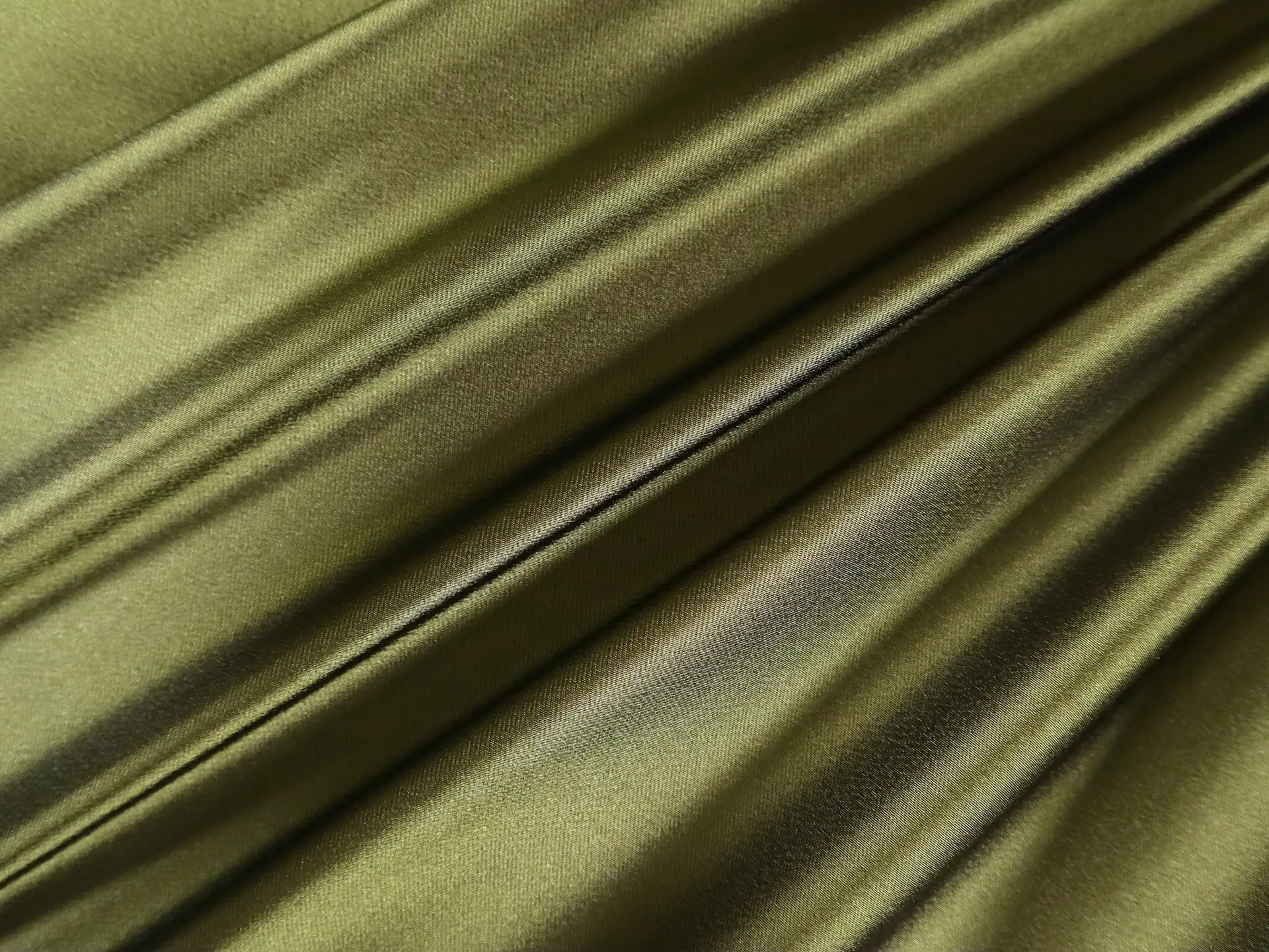 Armani Triacetate Stretch Satin in Olive