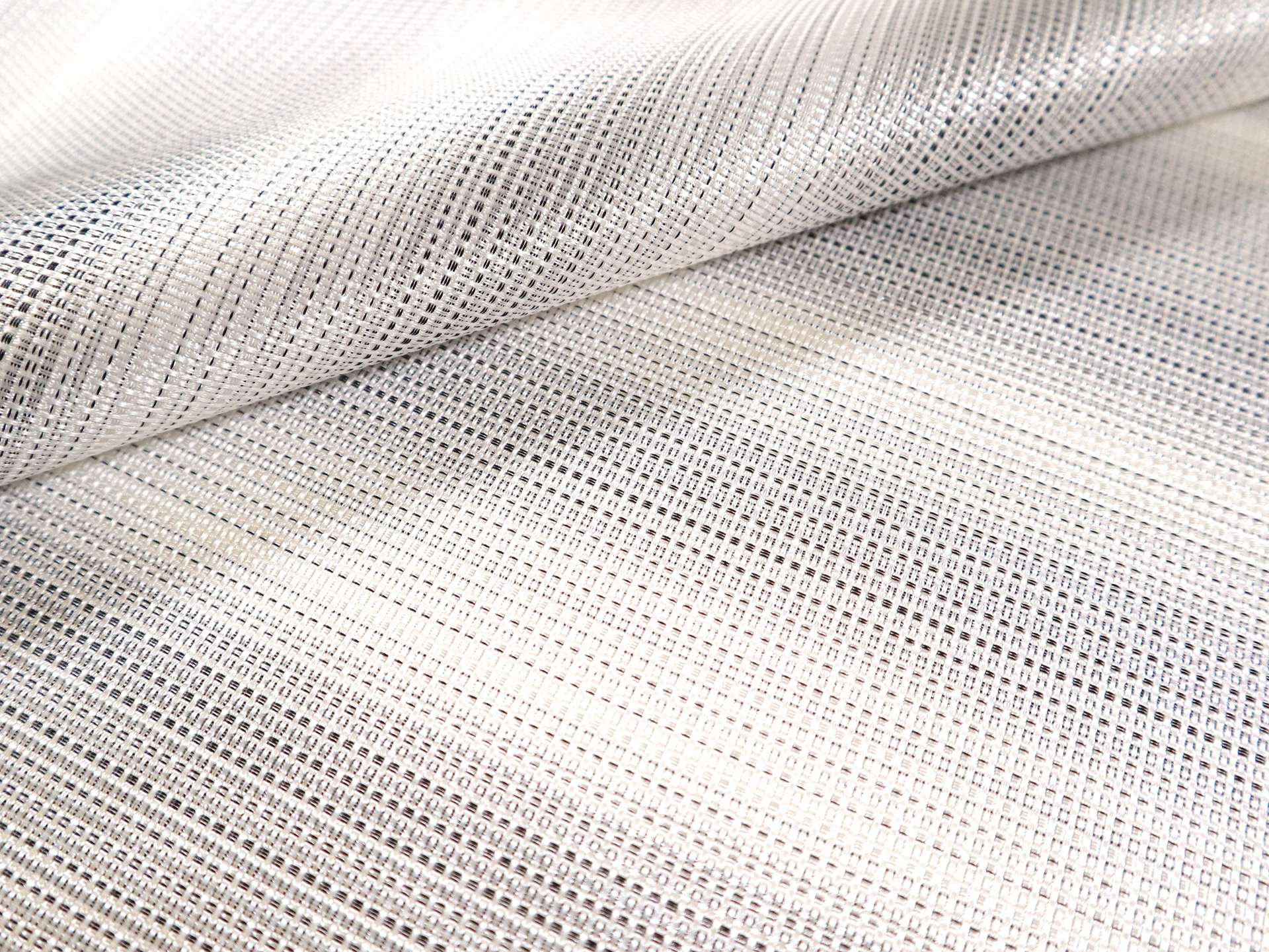 Brocade with Grey Ombré Stripes