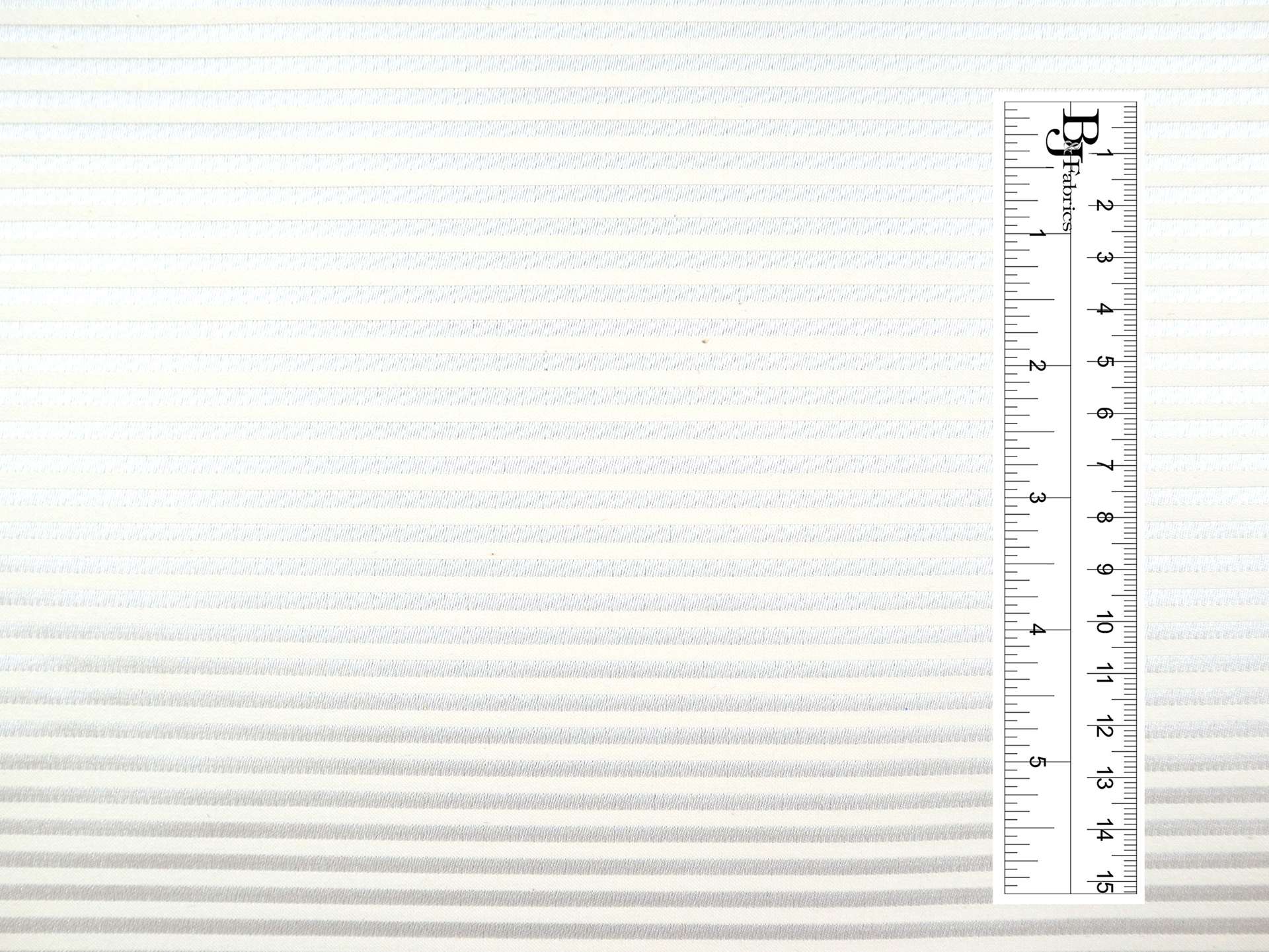 Metallic Stripe in Off White & Silver