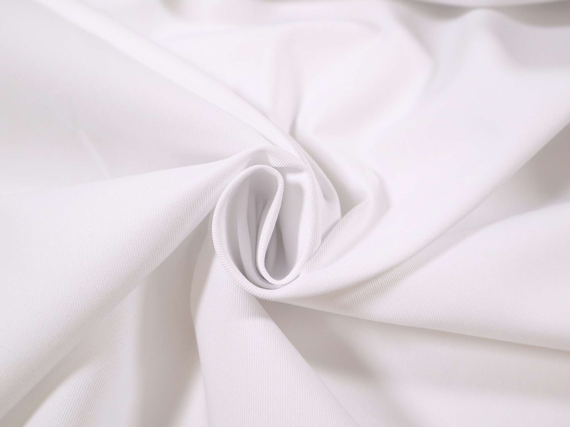 Eco Friendly Poly & Cotton Twill in White