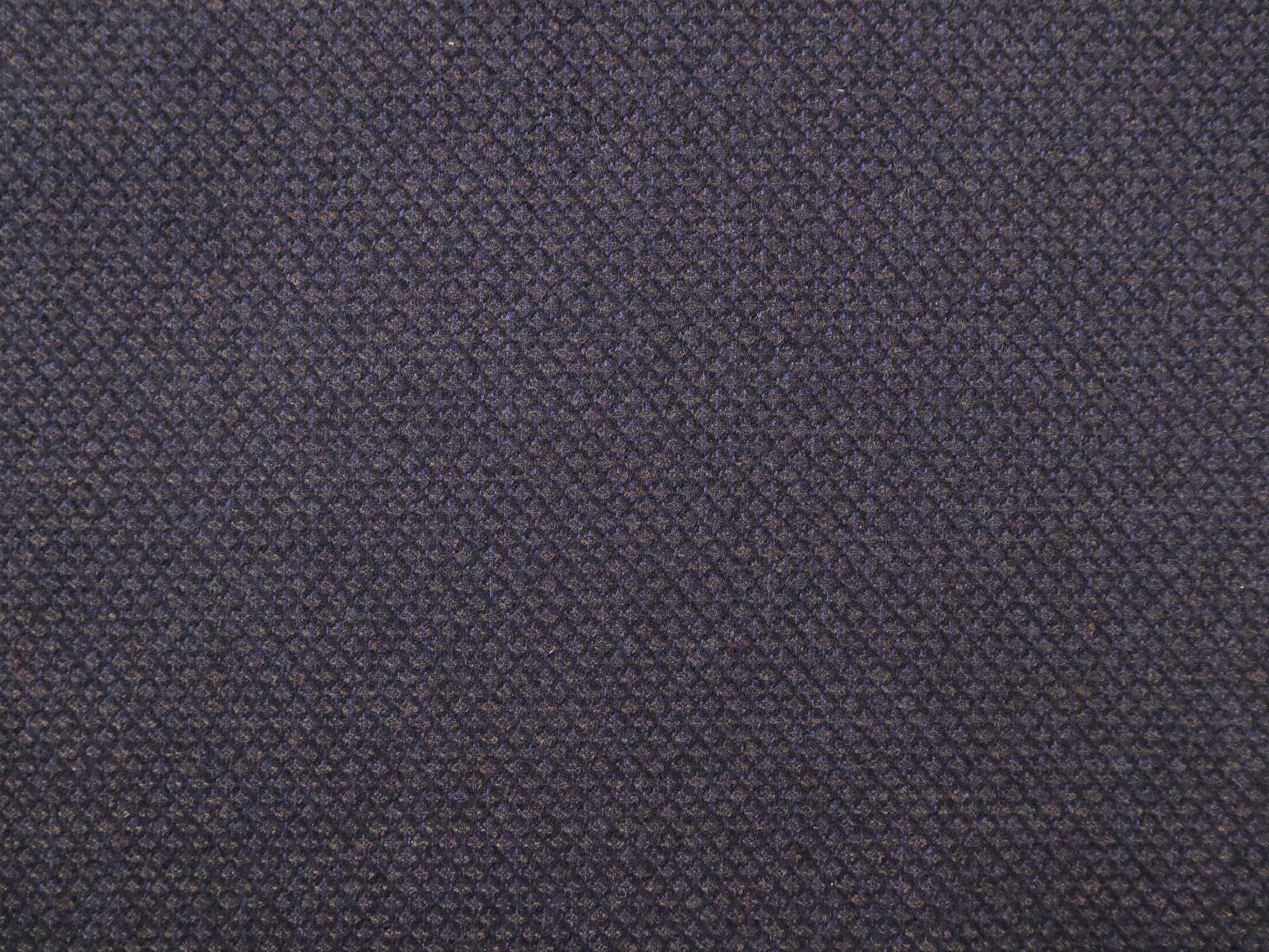 Italian Wool and Cashmere Suiting in Blue, Black & Brown