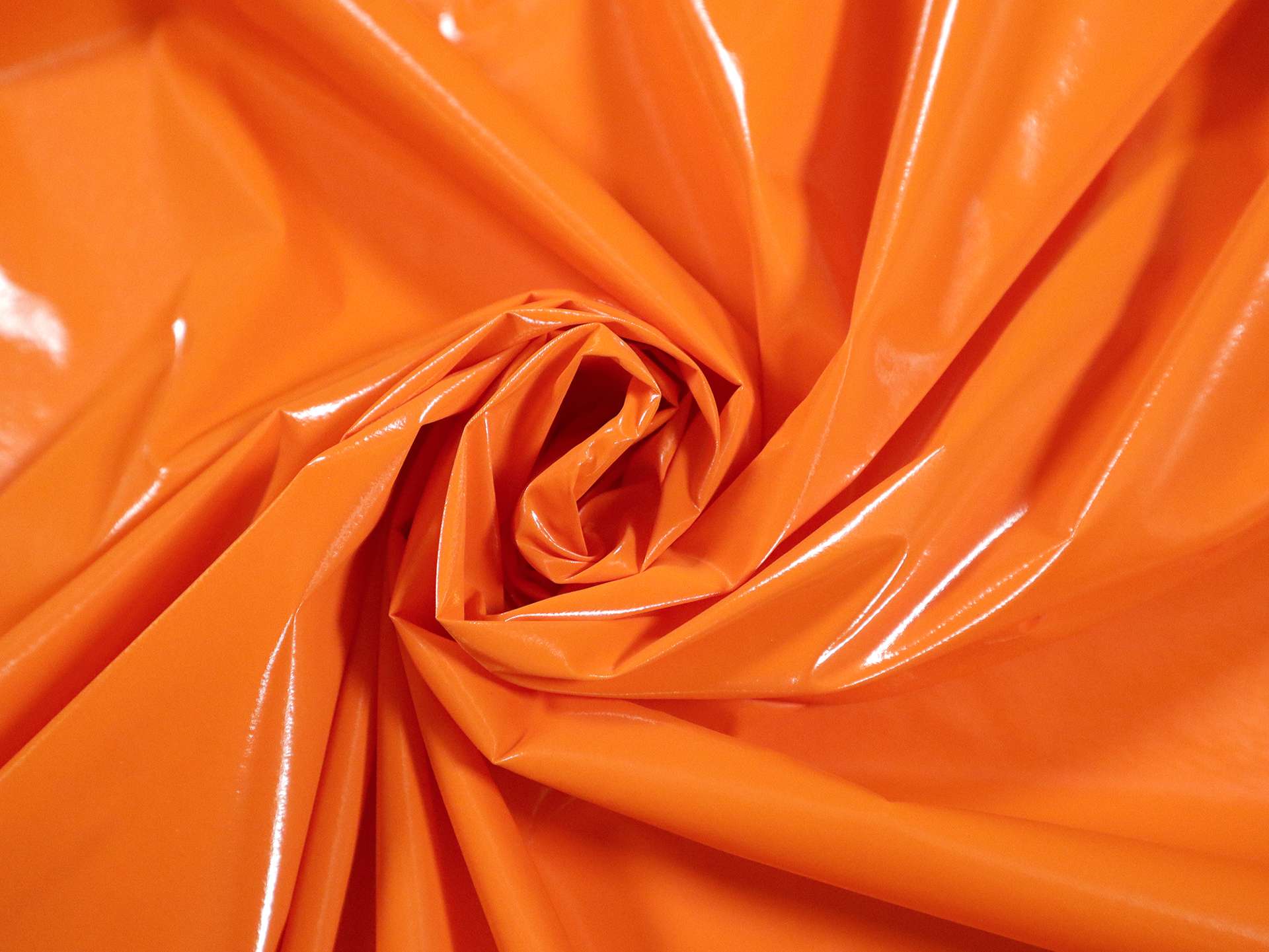 Italian Plastic Coated Habotai in Orange