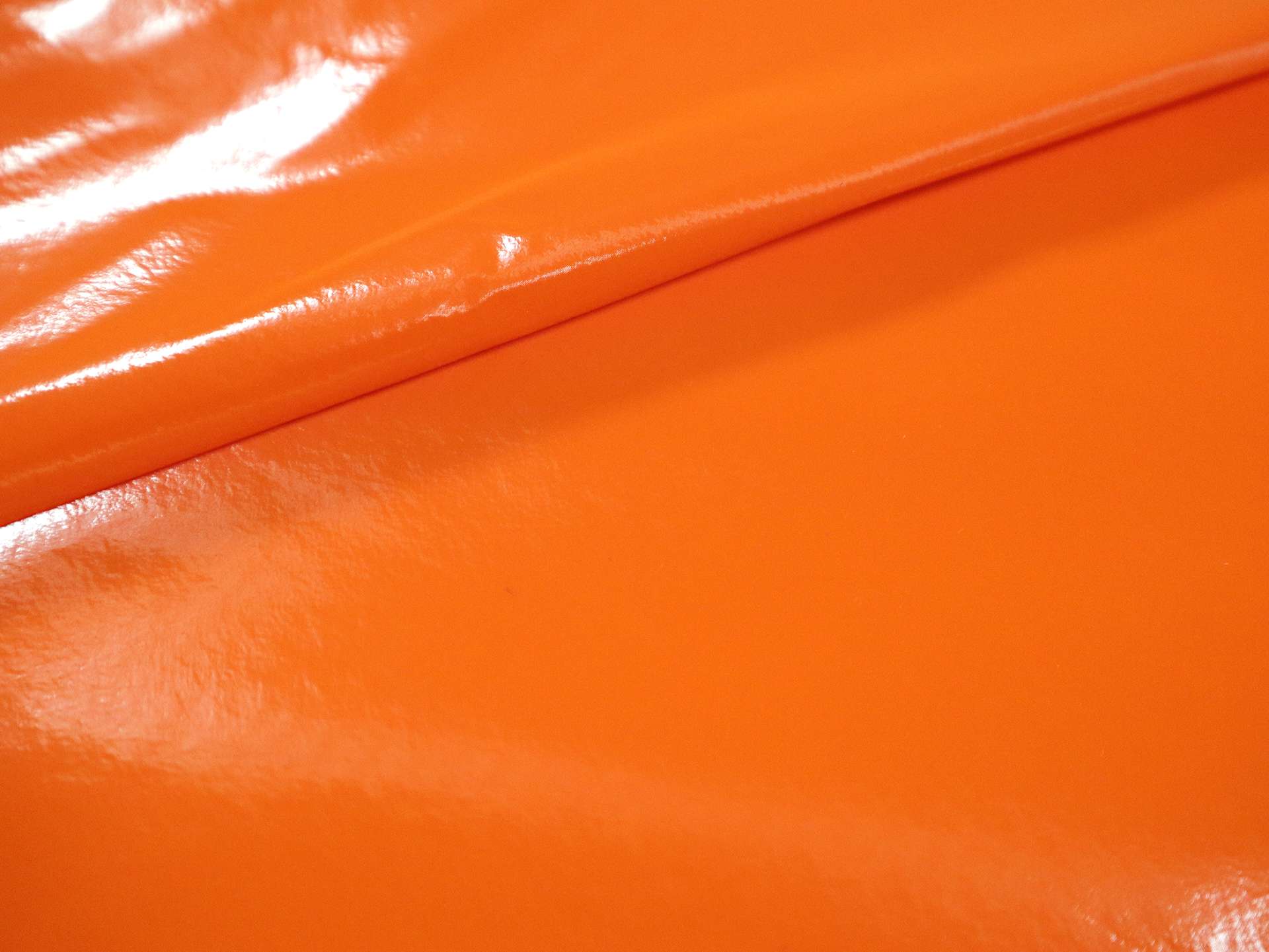 Italian Plastic Coated Habotai in Orange
