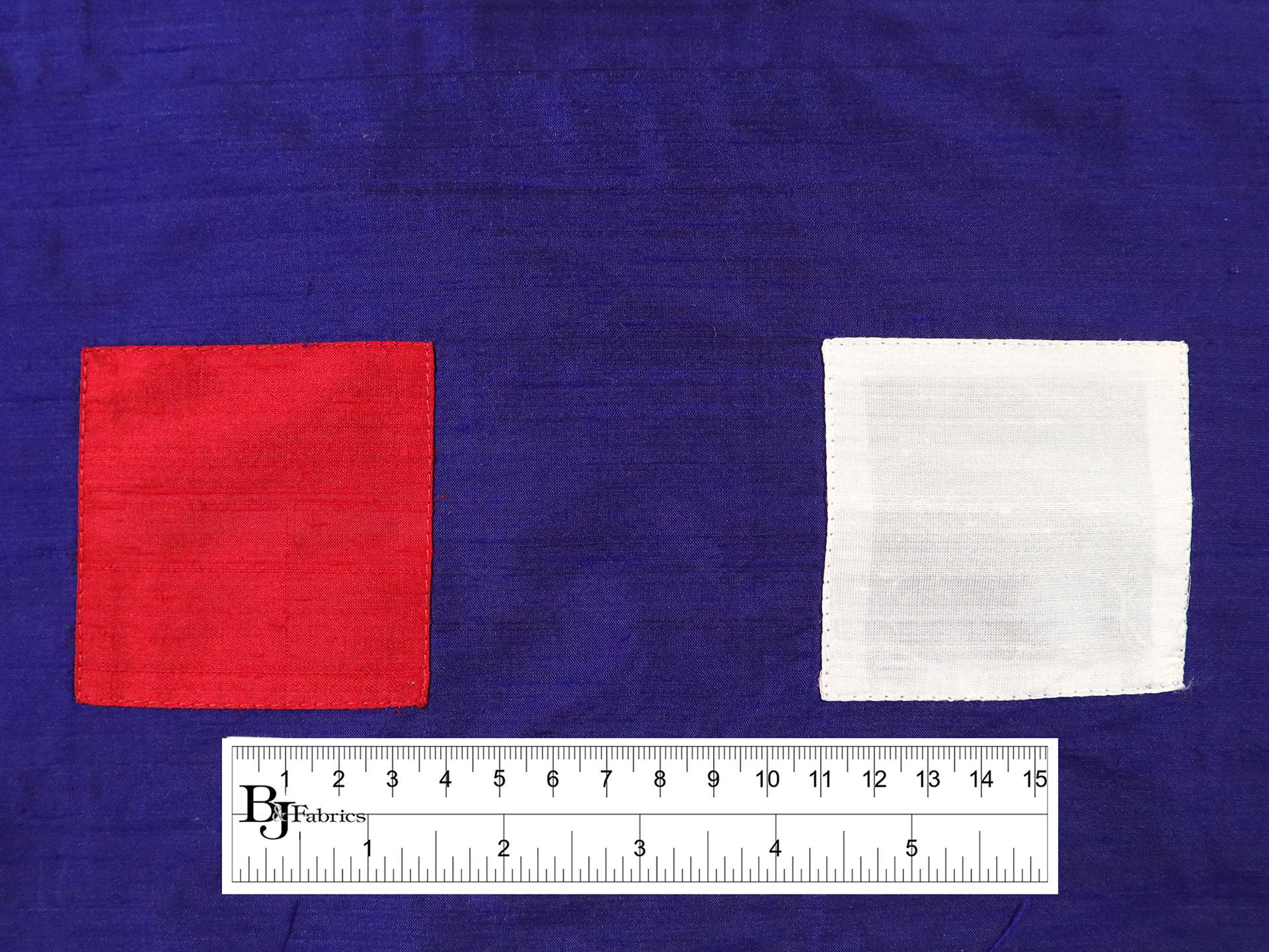 Color Blocked Appliqué Silk Shantung