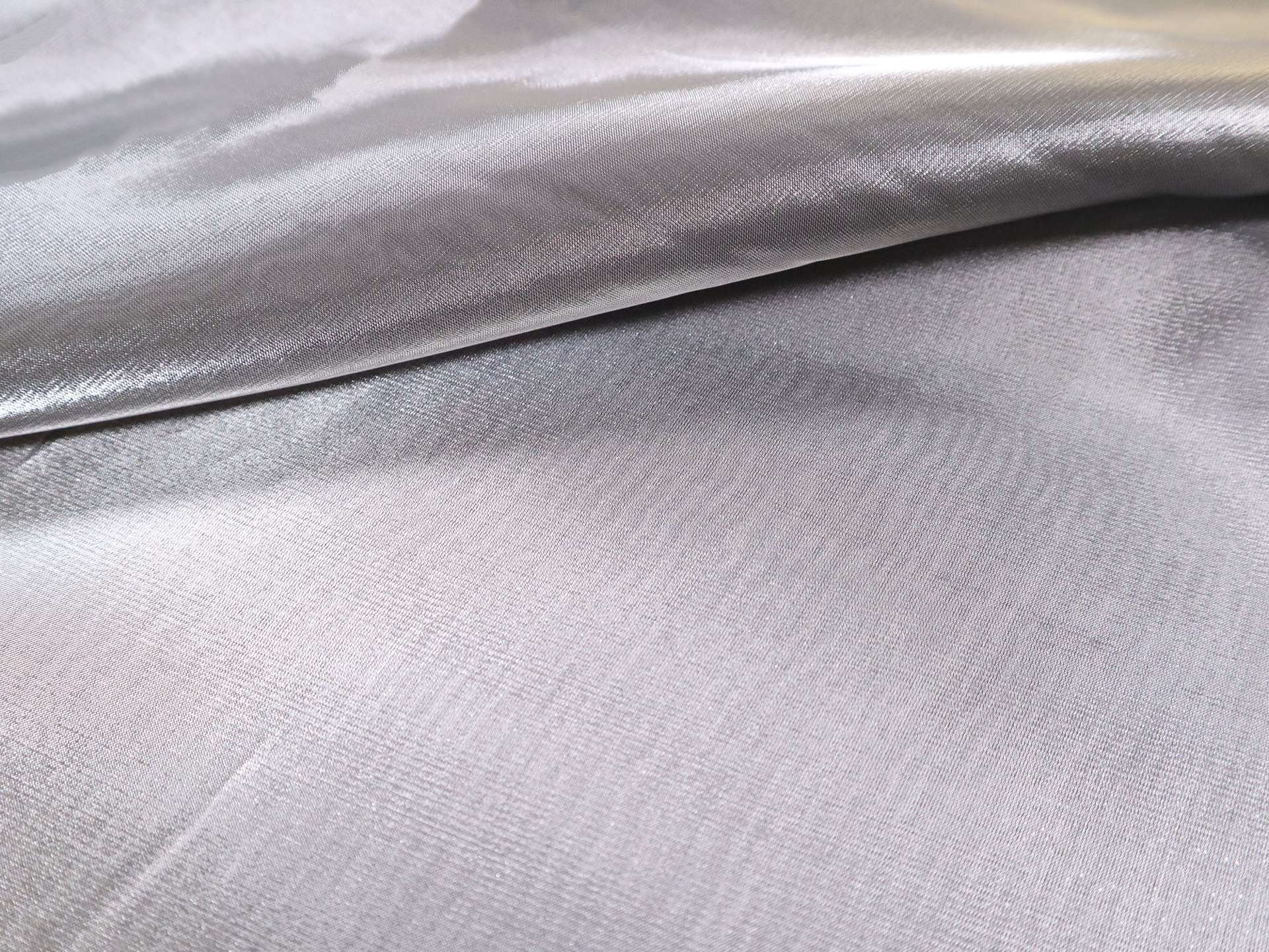 Satin Chiffon in Graphite