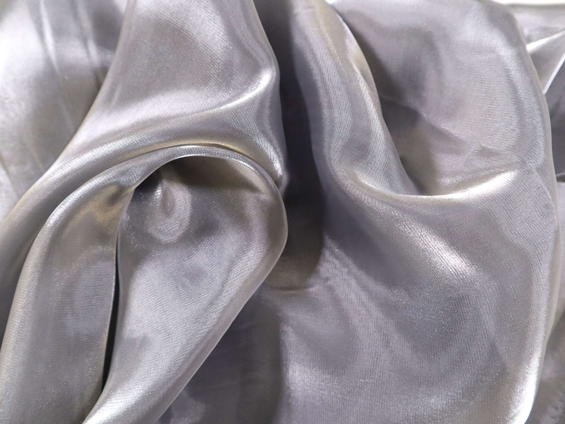 Satin Chiffon in Graphite