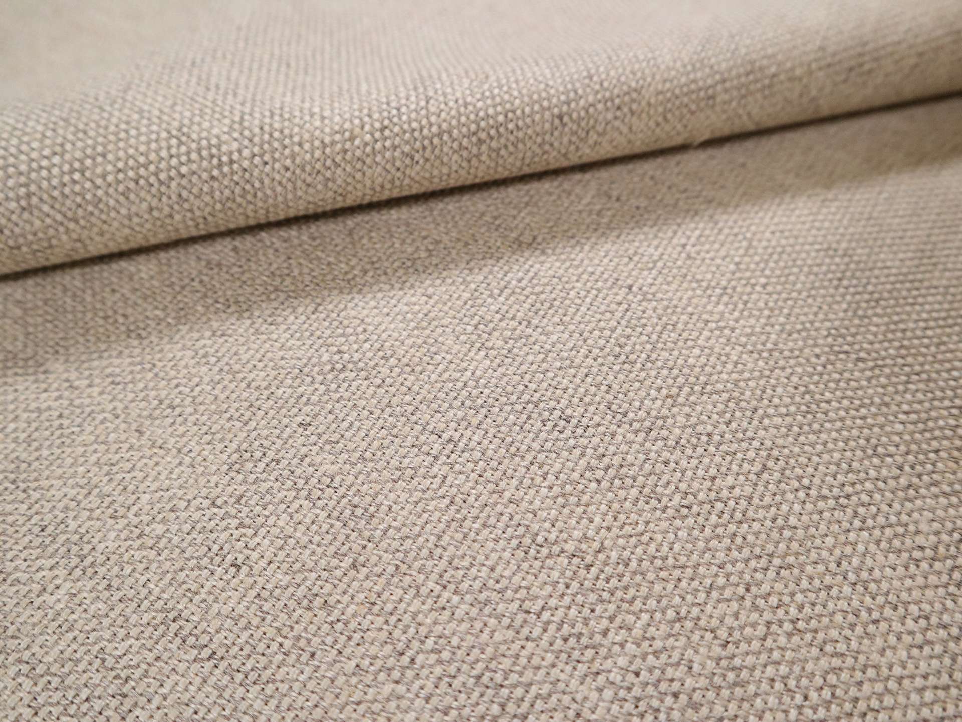 Hemp & Wool Blend Upholstery Canvas in Oatmeal