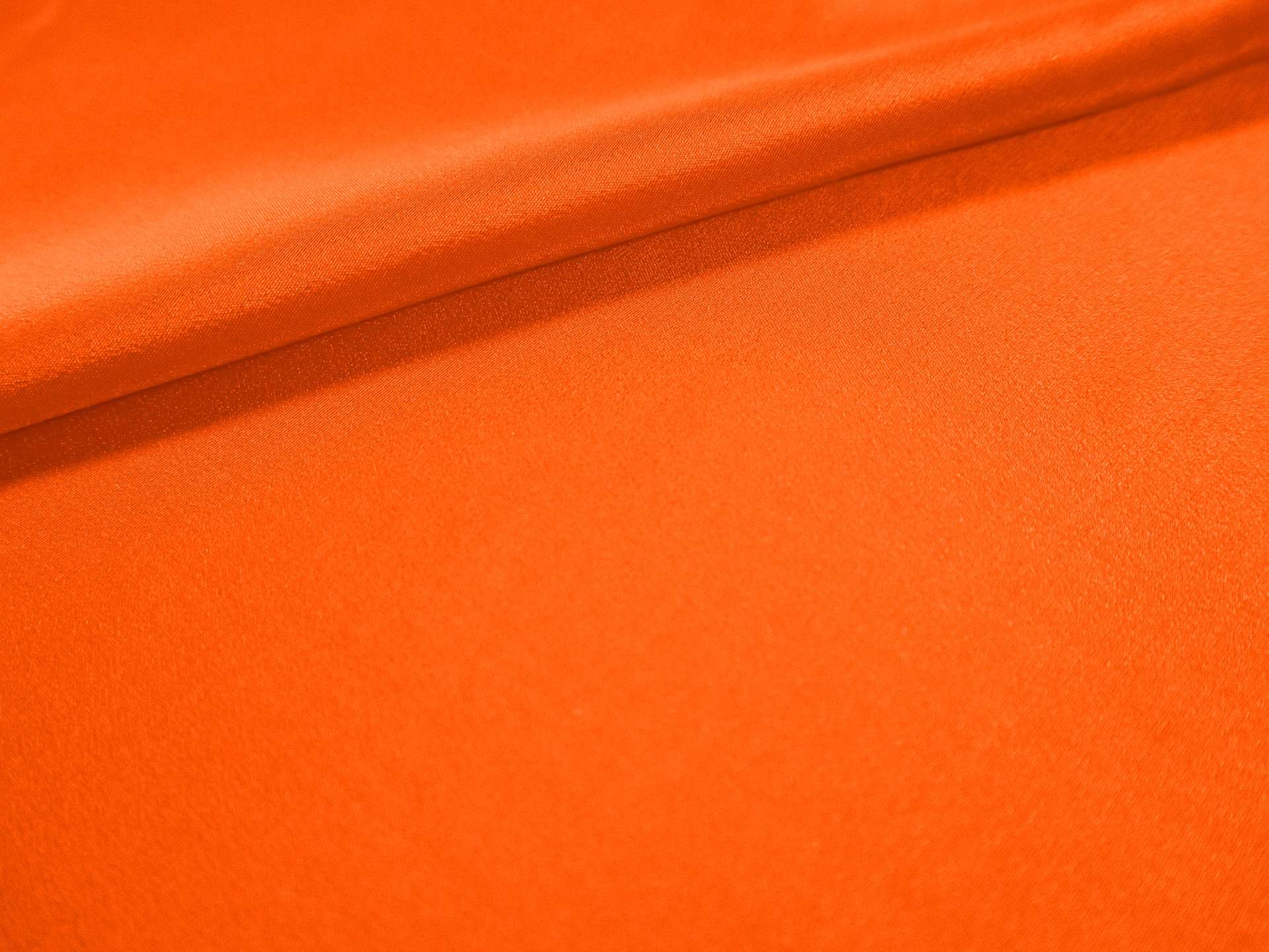 Silk Crepe de Chine in Tangerine 