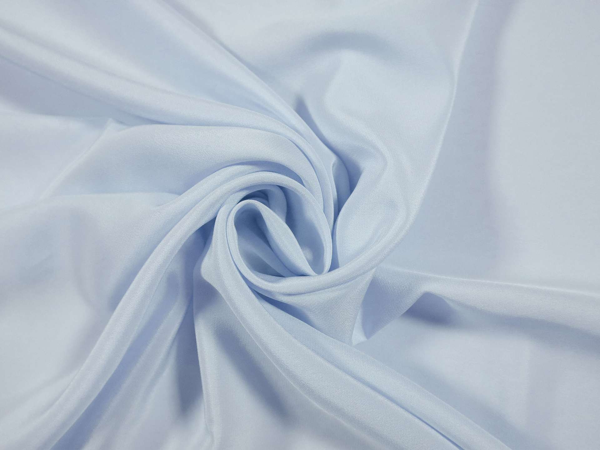 Silk Crepe de Chine in Baby Blue