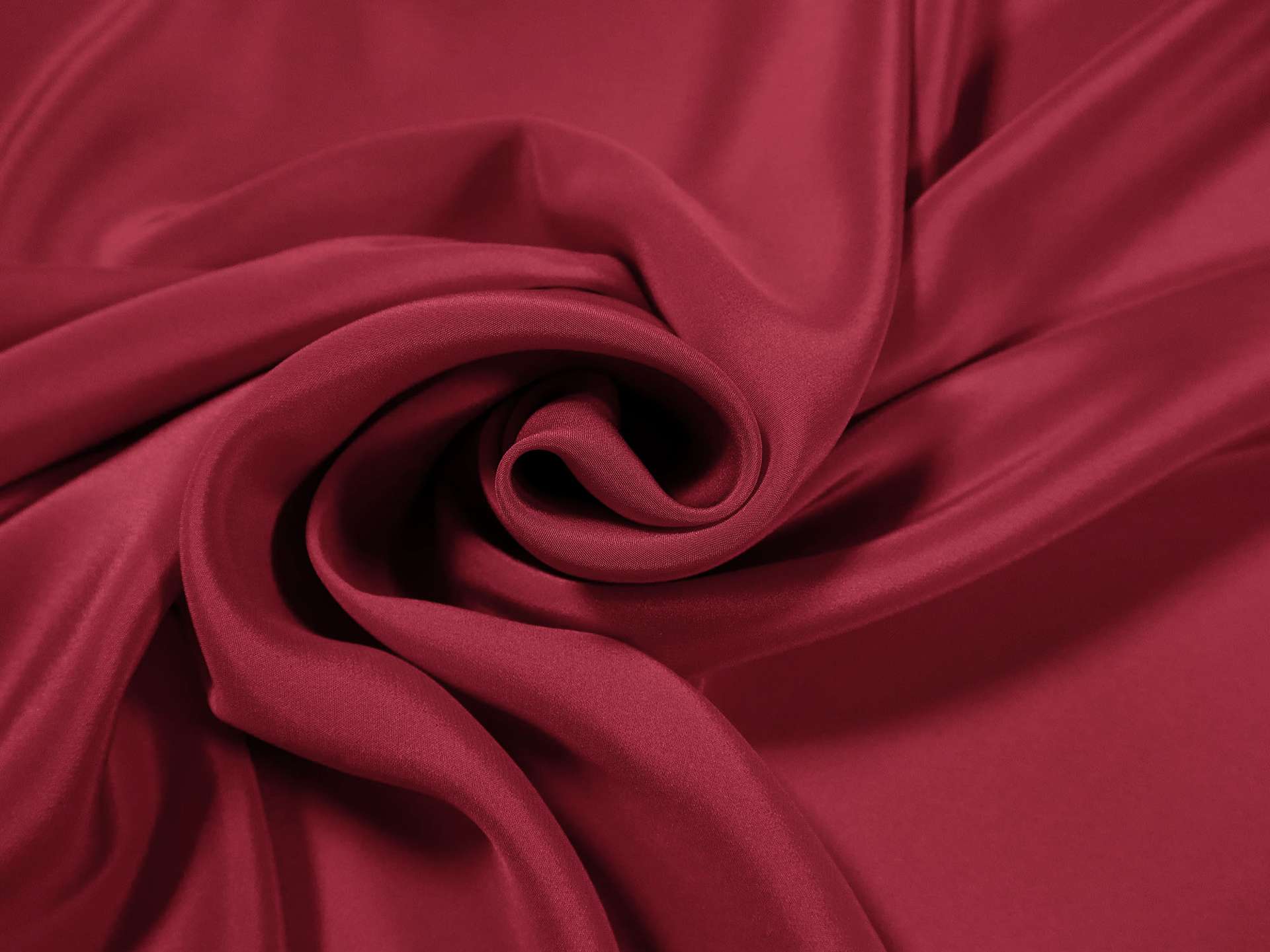 Silk Crepe de Chine in Dark Scarlet