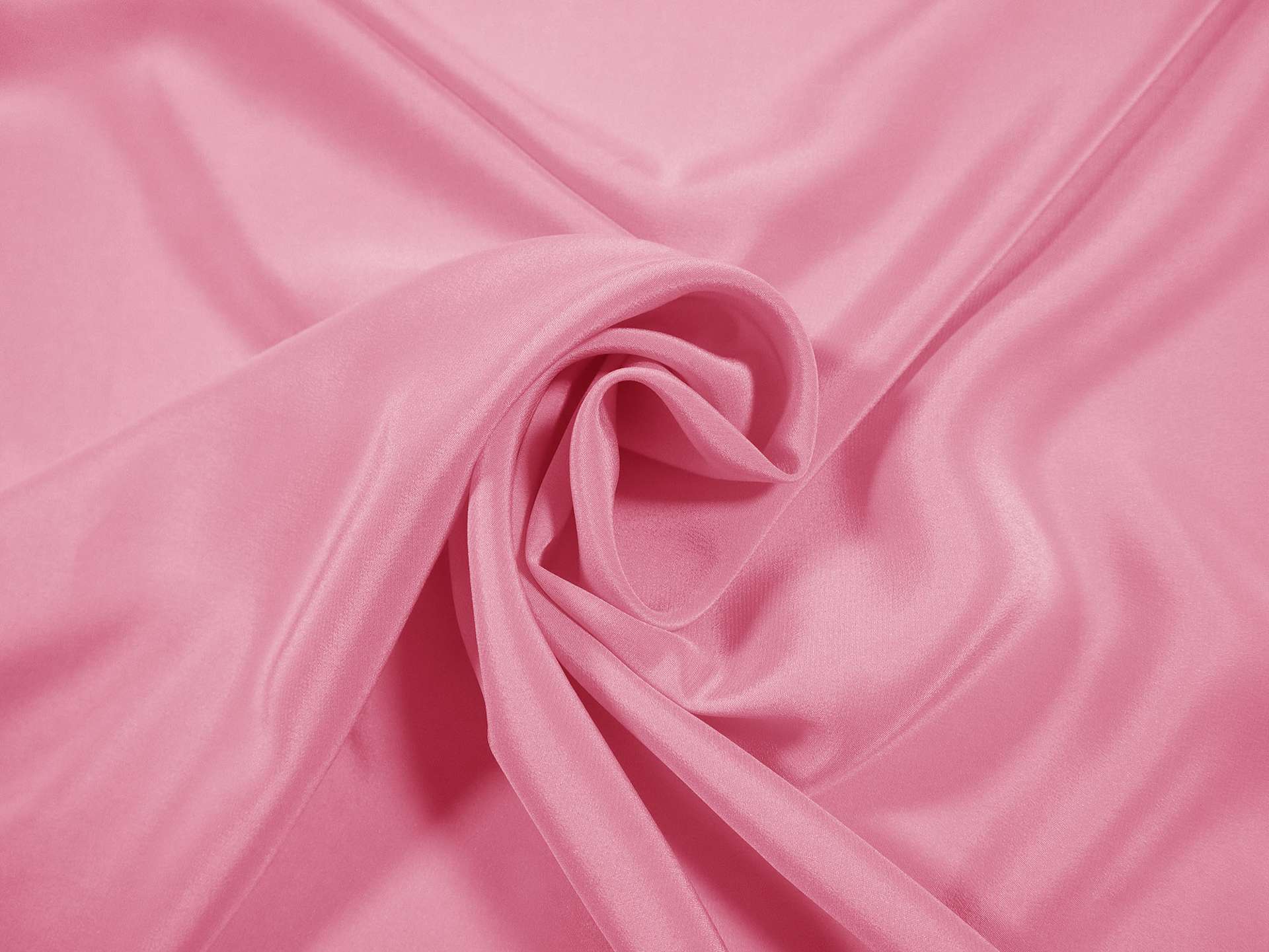 Silk Crepe de Chine in Candy Pink