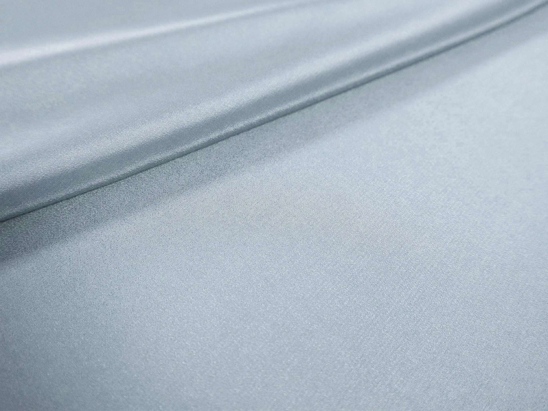 Silk Crepe de Chine in Dusty Blue