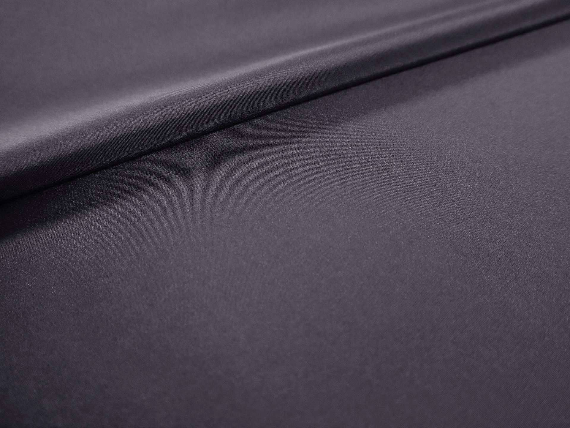 Silk Crepe de Chine in Eggplant