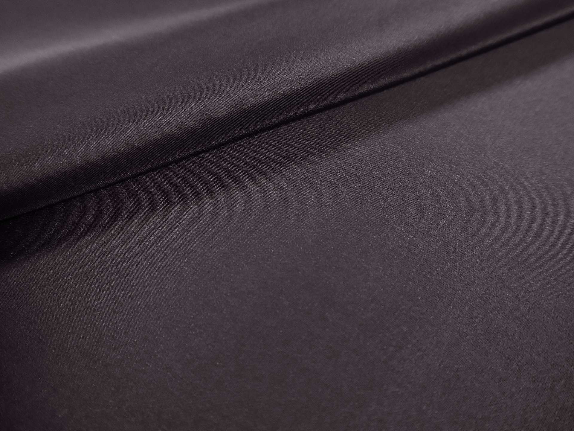 Silk Crepe de Chine in Midnight