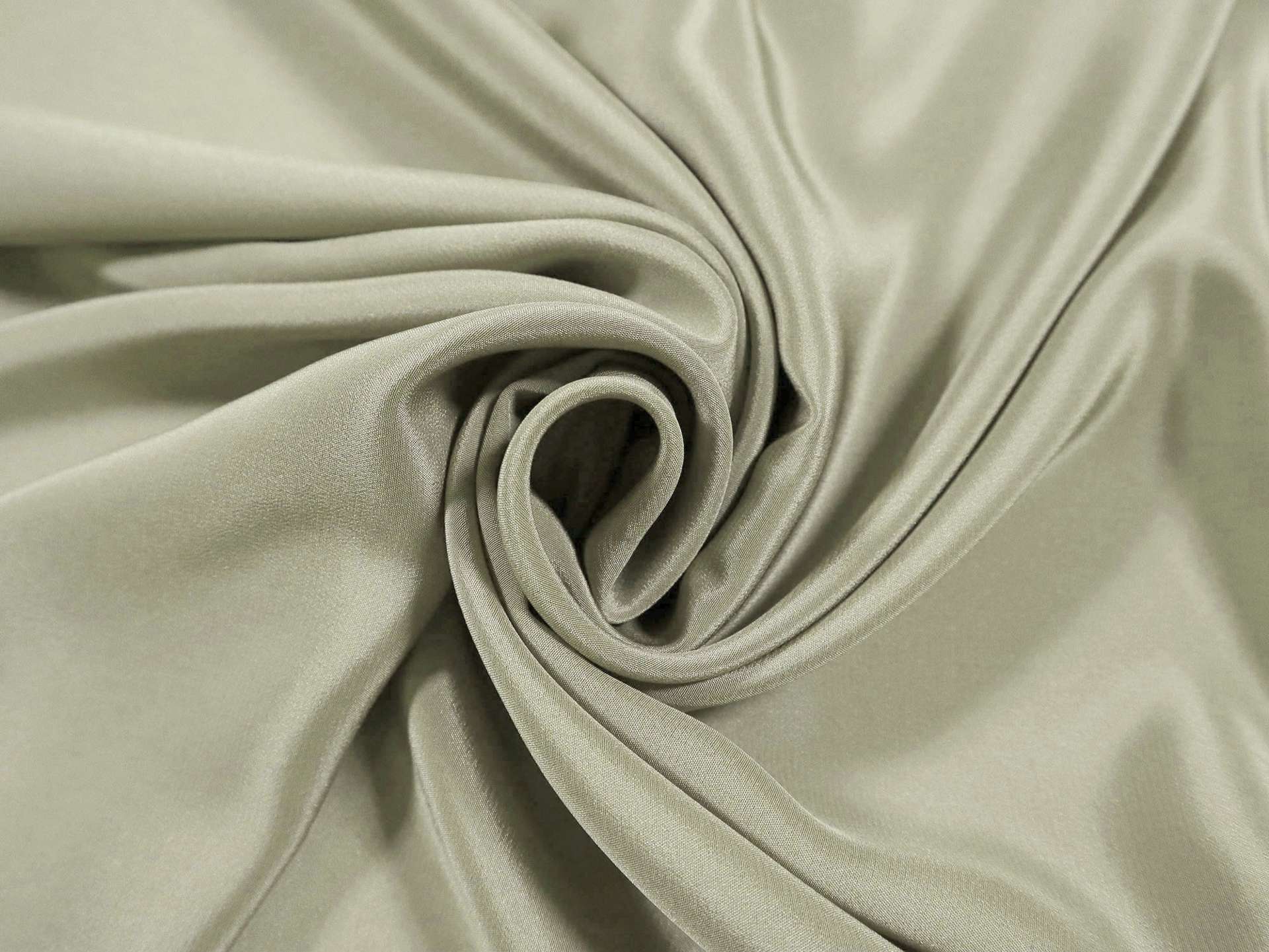 Silk Crepe de Chine in Sage