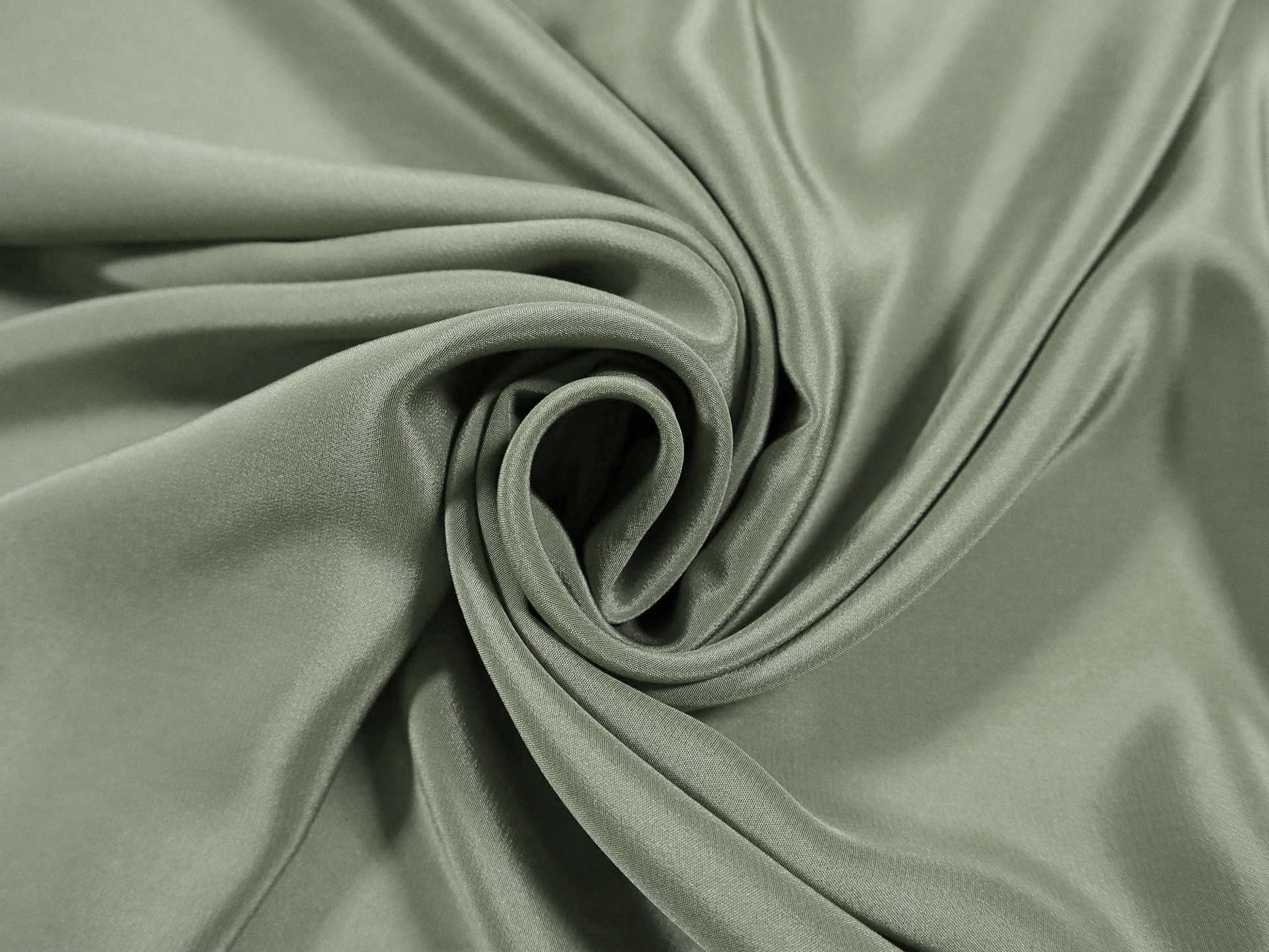 Silk Crepe de Chine in Dill 