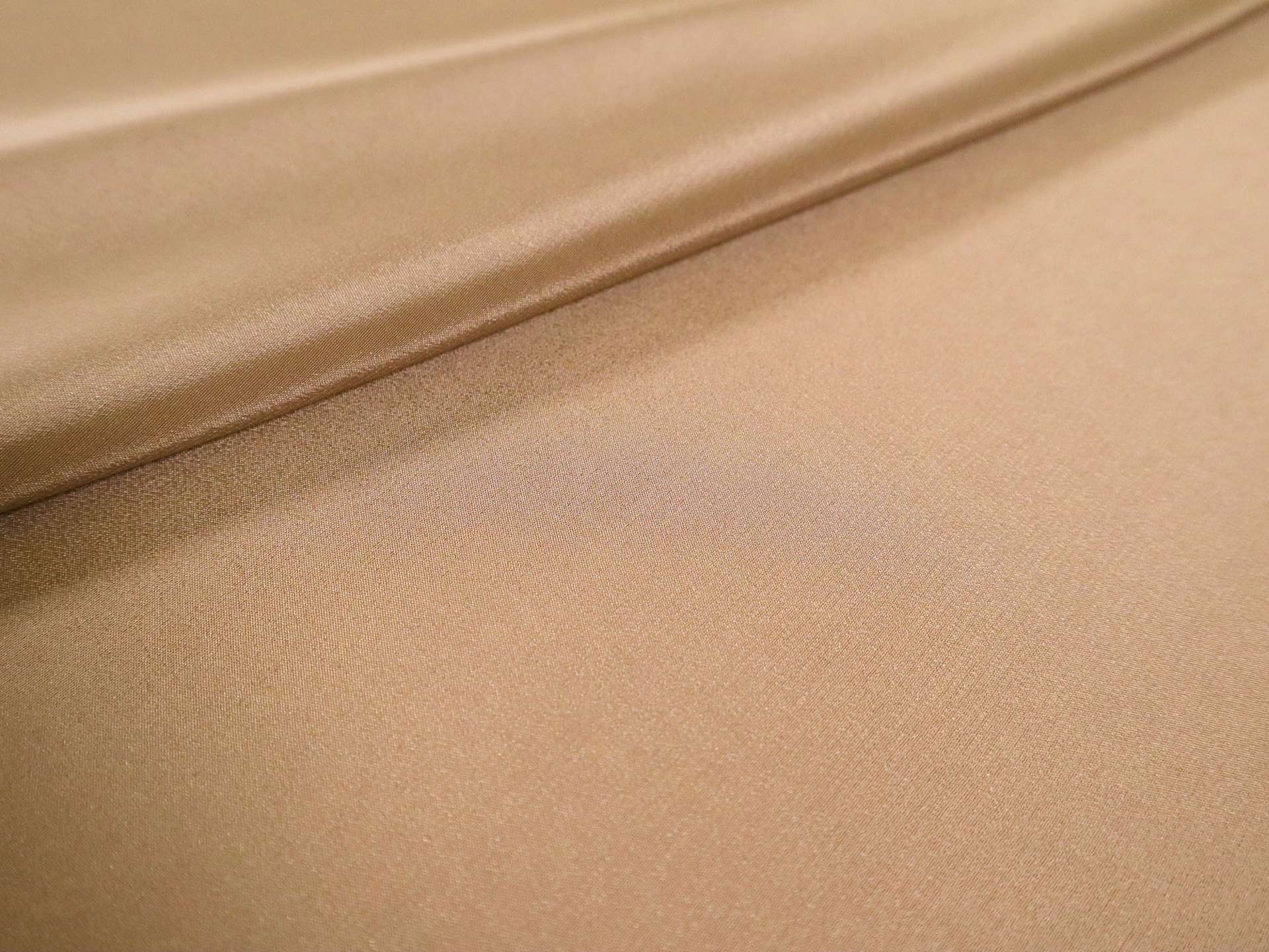 Silk Crepe de Chine in Coffee Cream