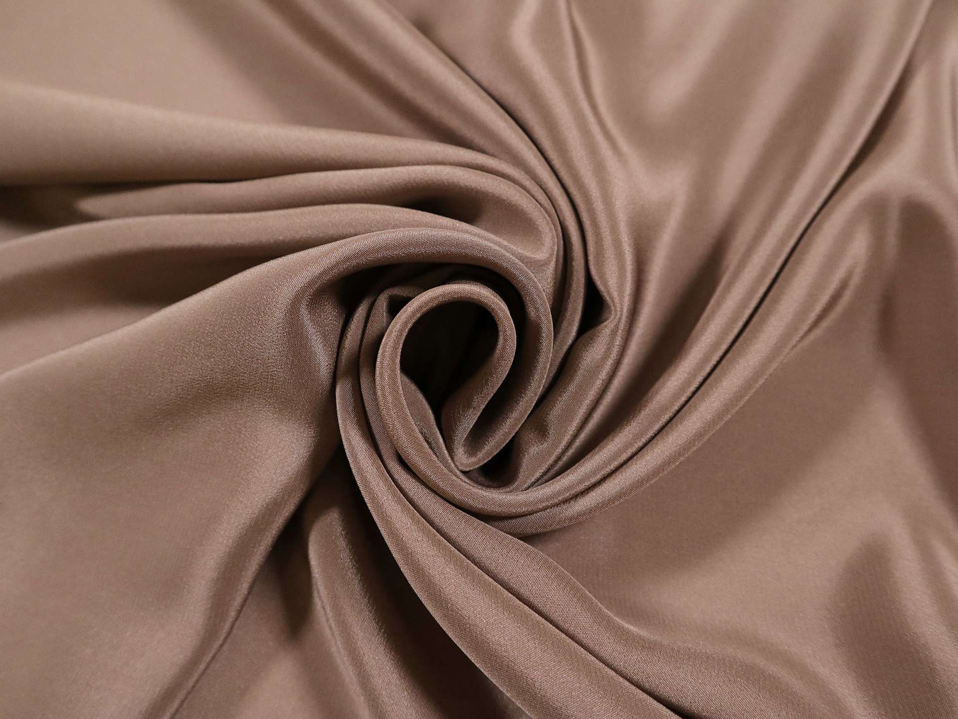 Silk Crepe de Chine in Mushroom