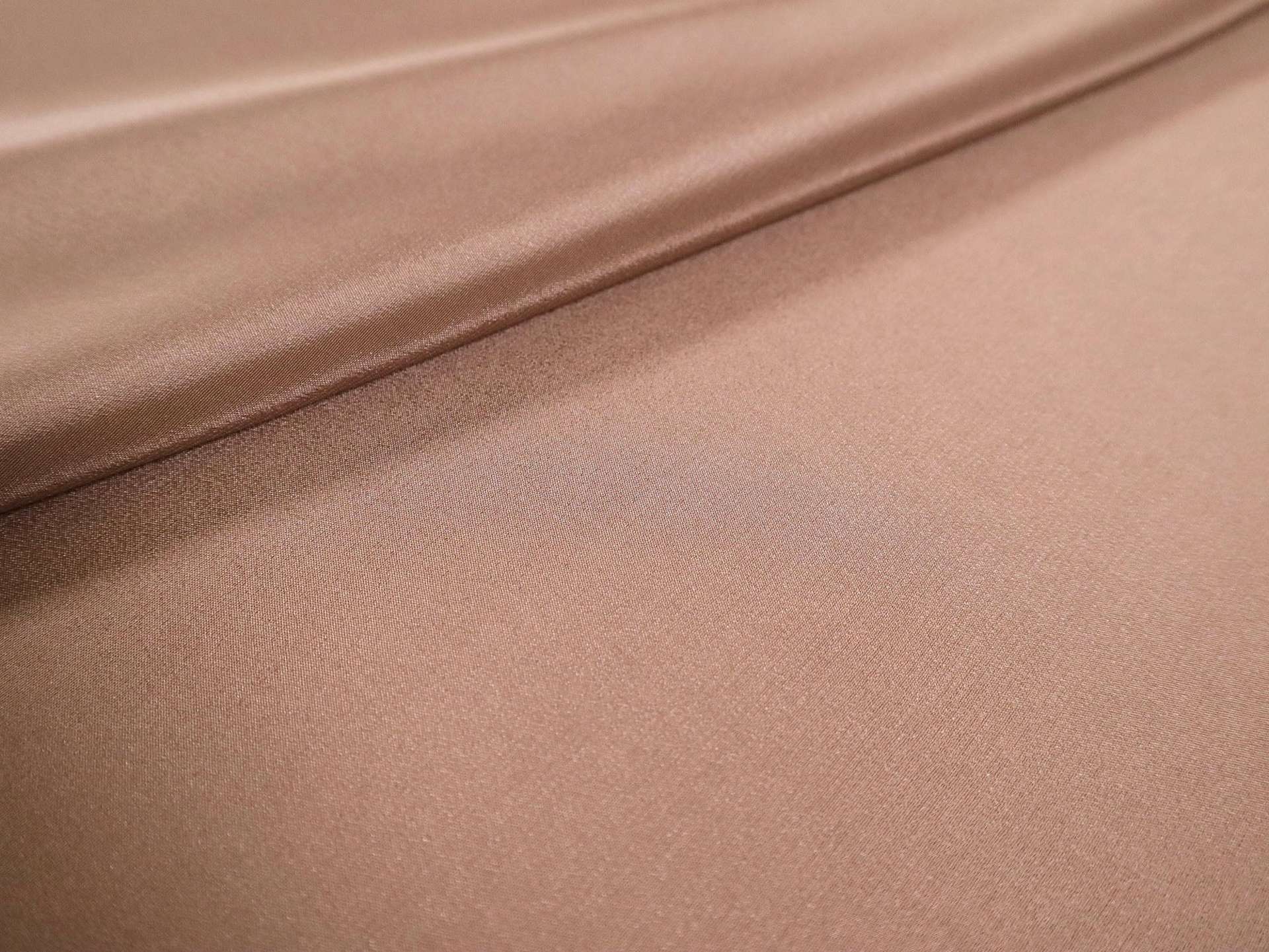 Silk Crepe de Chine in Sable