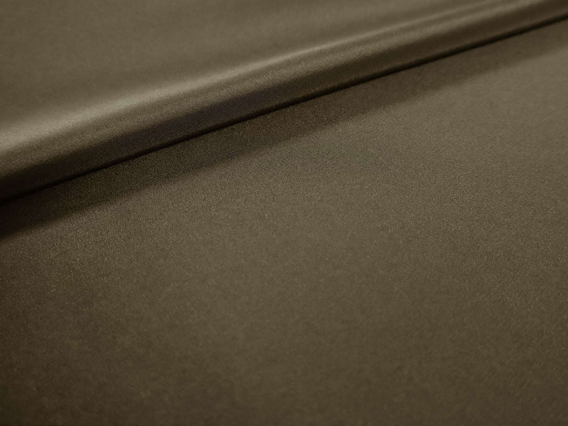 Silk Crepe de Chine in Deep Olive