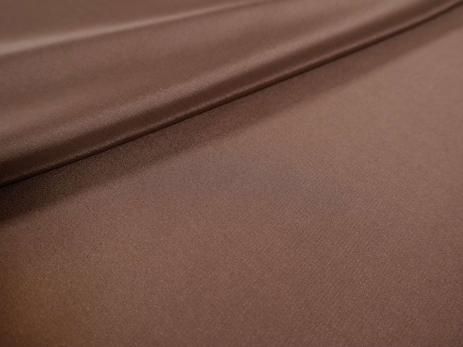 Silk Crepe de Chine in Chocolate