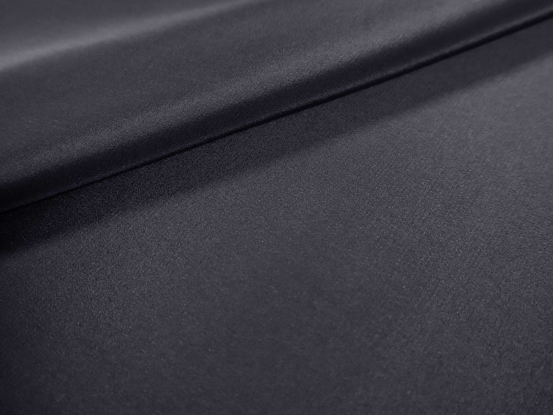 Silk Crepe de Chine in Denim