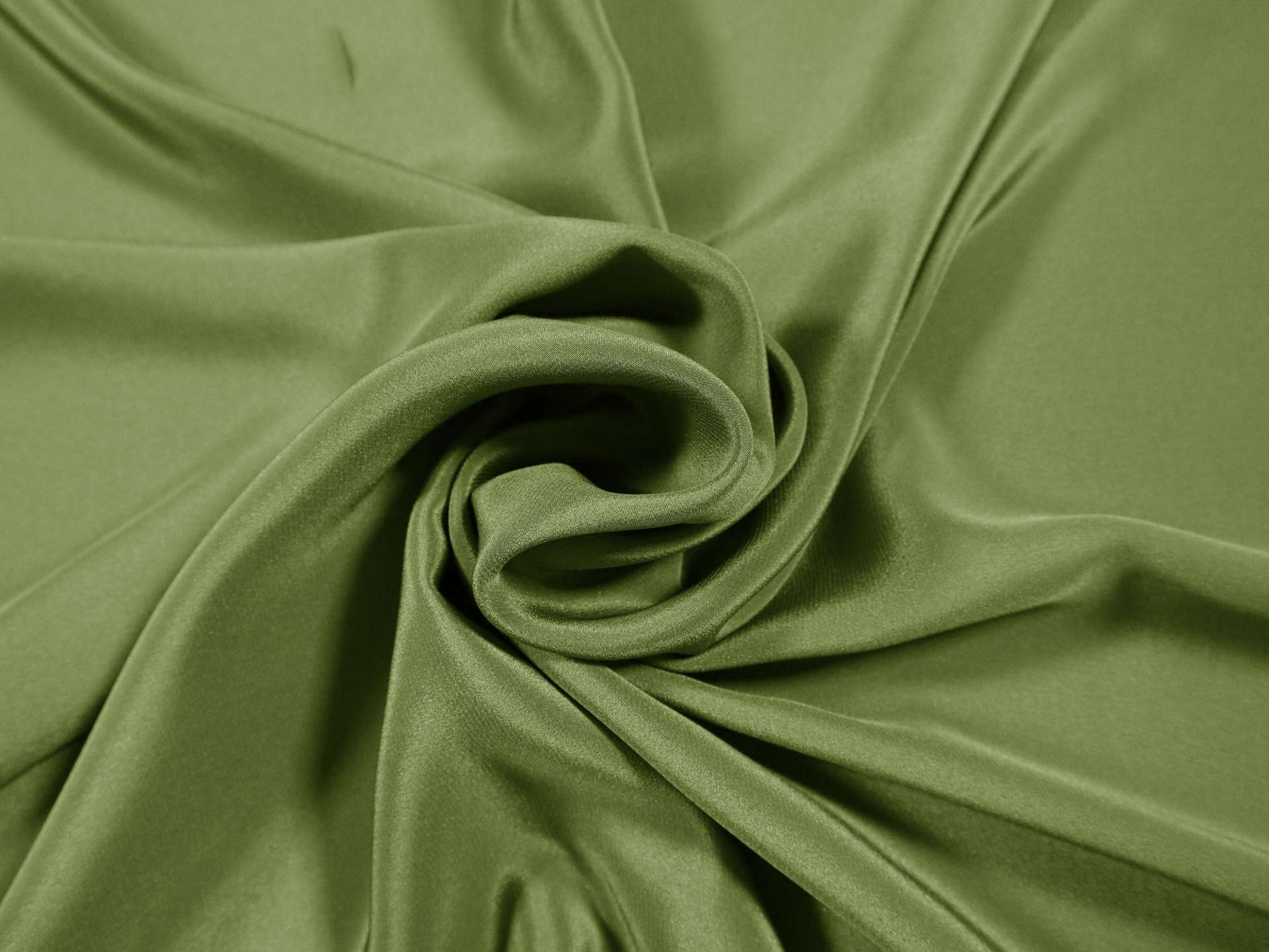 Silk Crepe de Chine in Avocado 