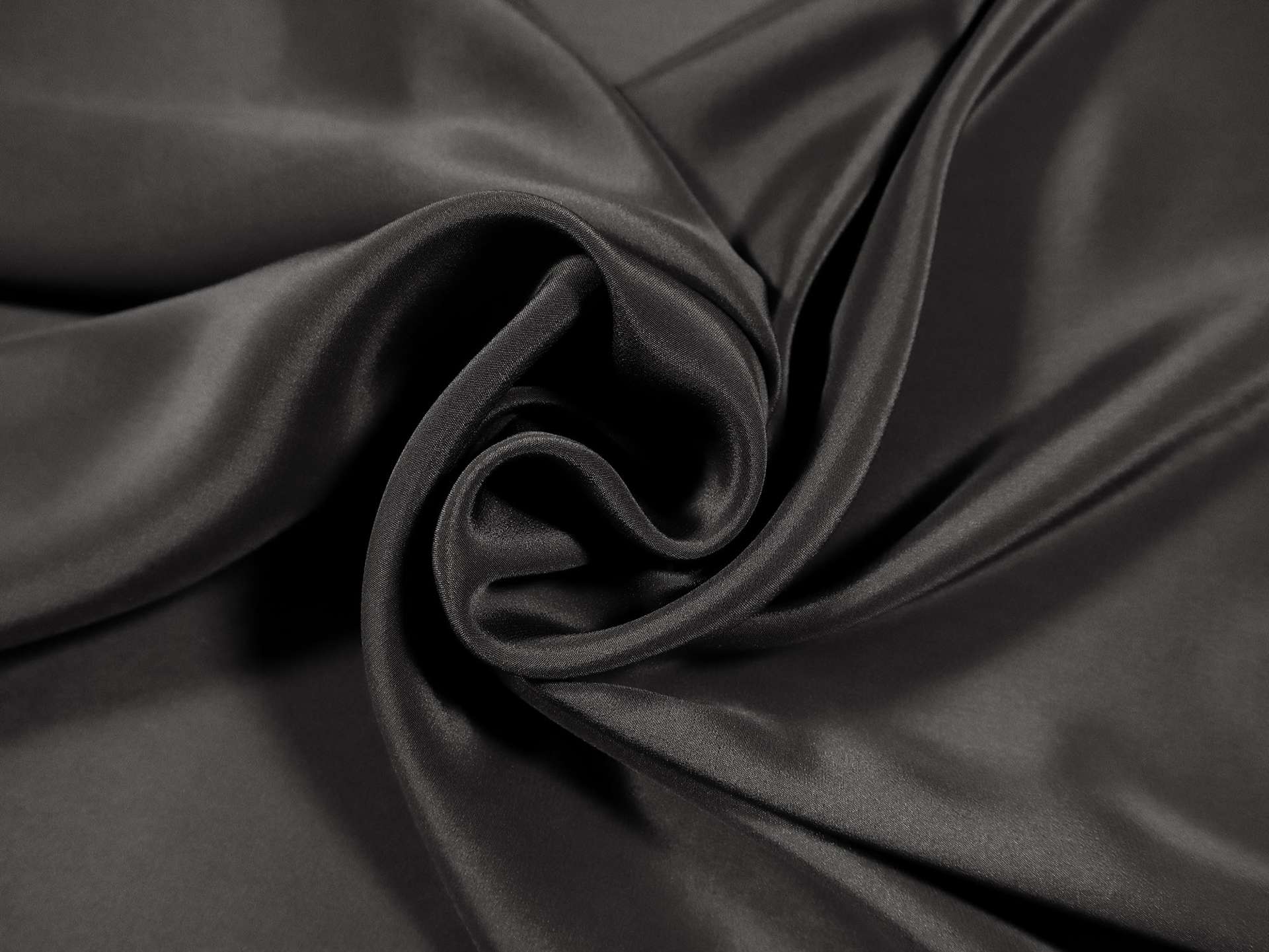 Silk Crepe de Chine in Black