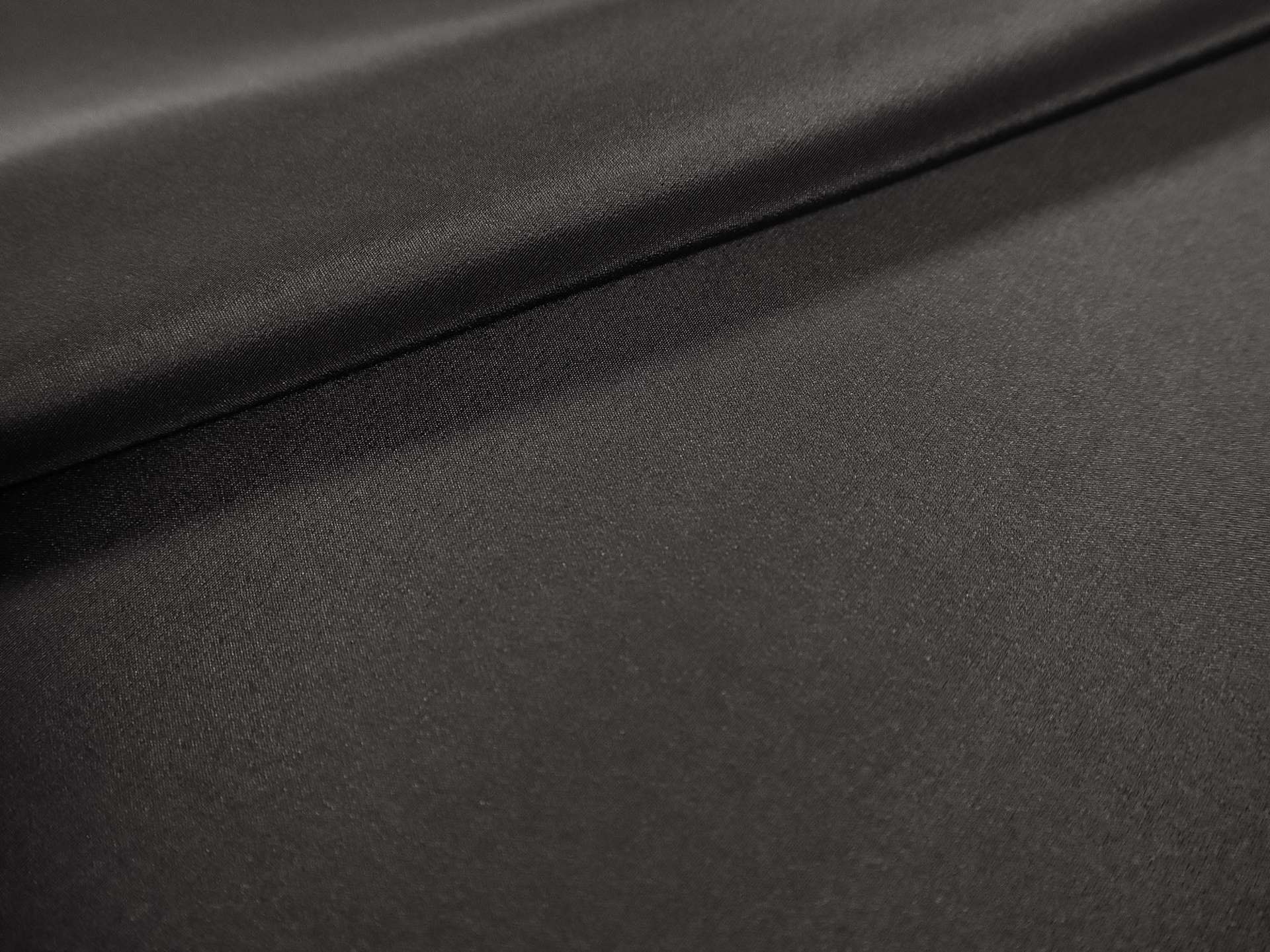Silk Crepe de Chine in Black
