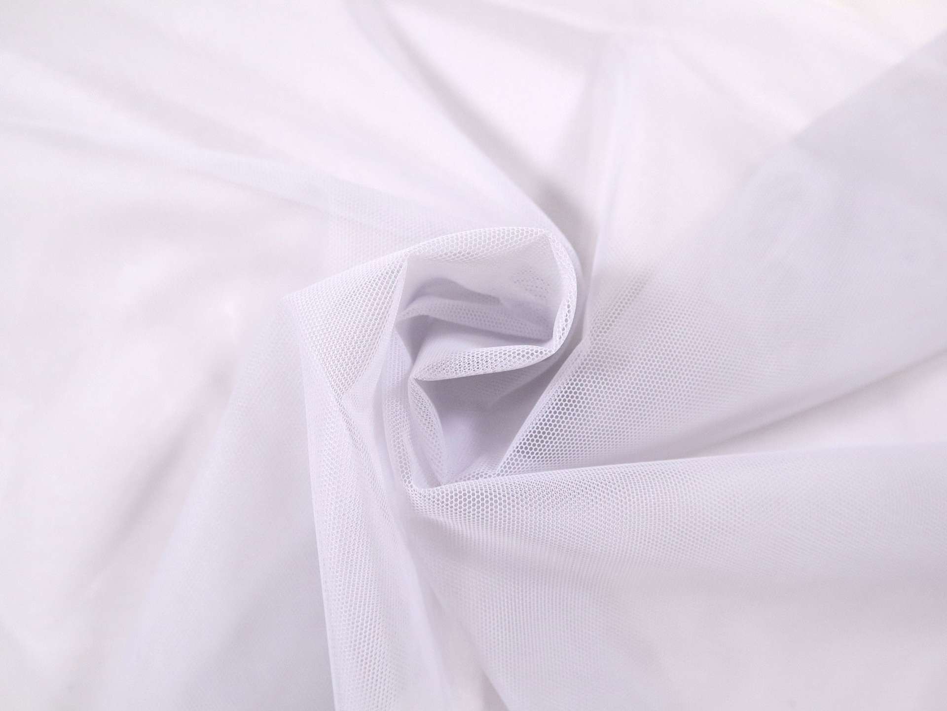 Italian Nylon Tulle in Pearl Grey