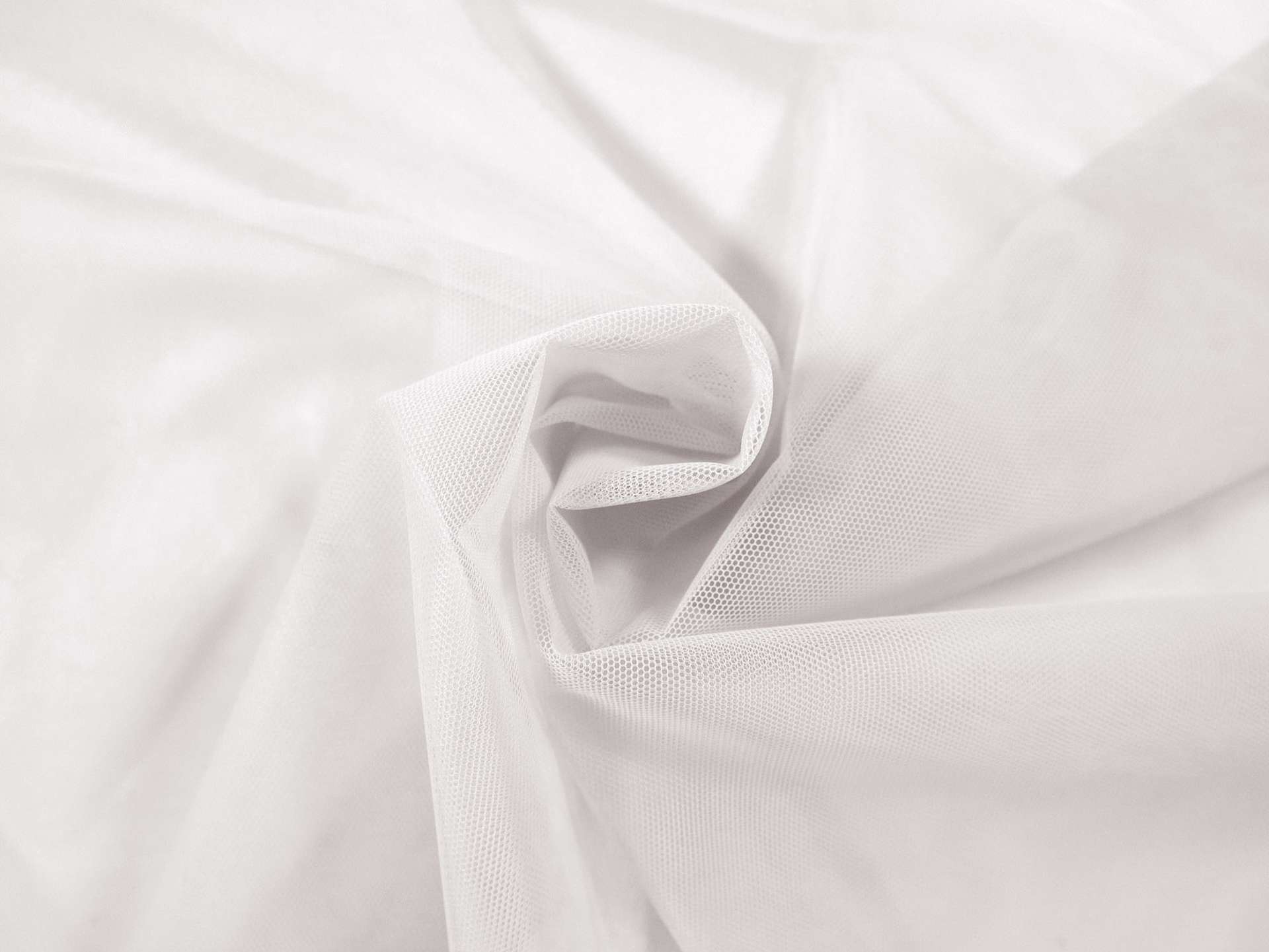 Italian Nylon Tulle in Grigio Perla