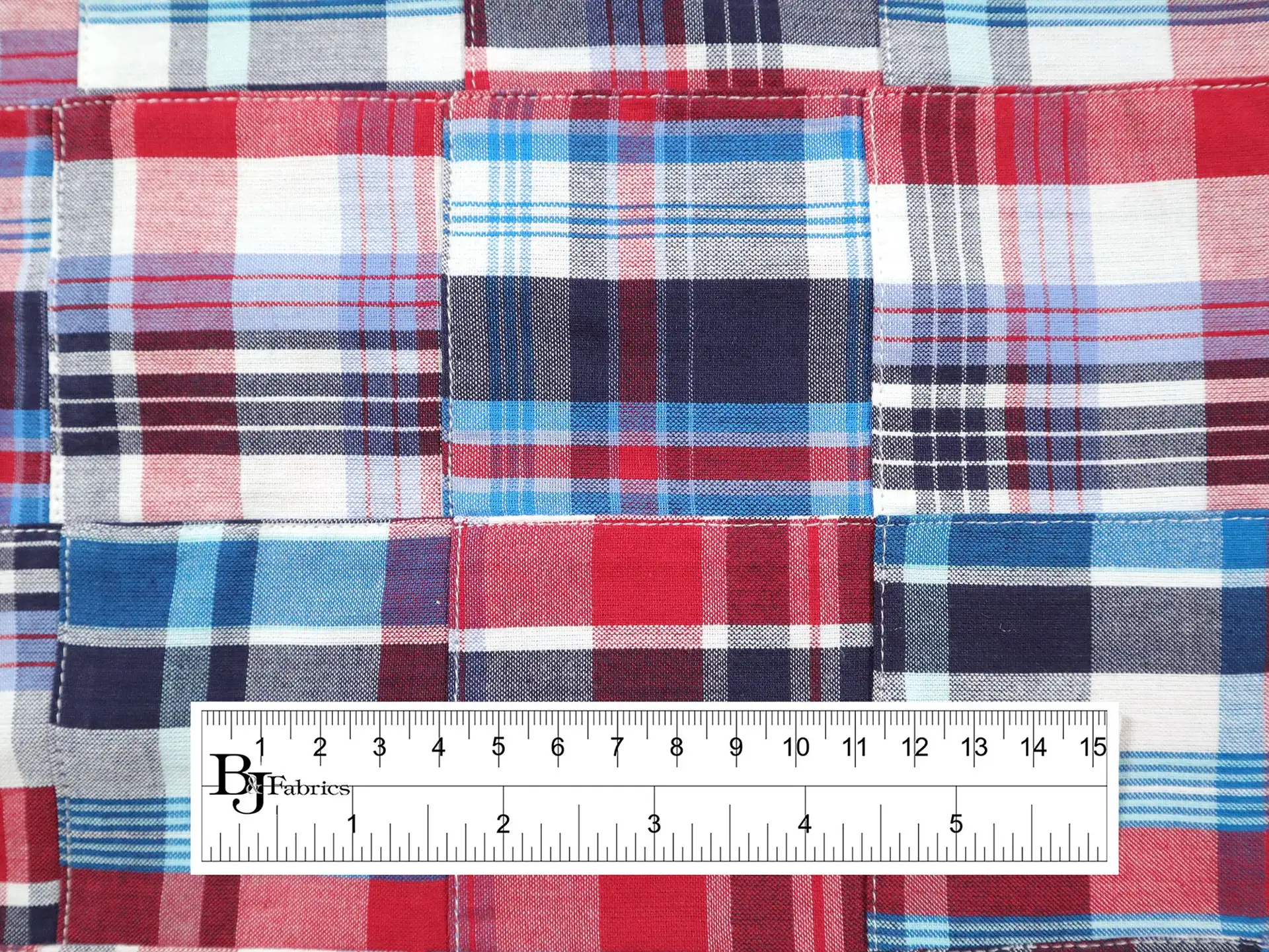 Cotton Patchwork Plaid in Americana