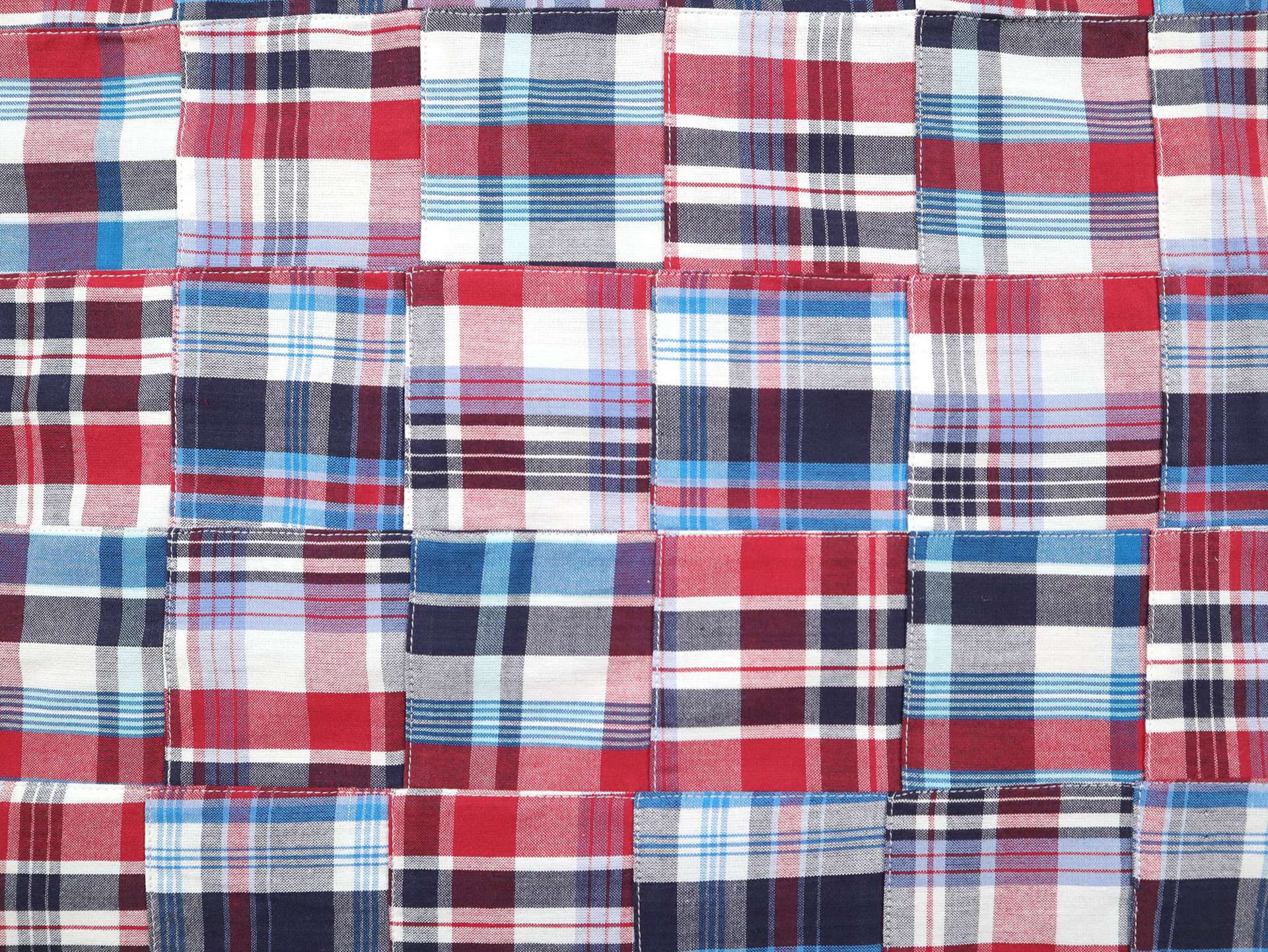 Cotton Patchwork Plaid in Americana