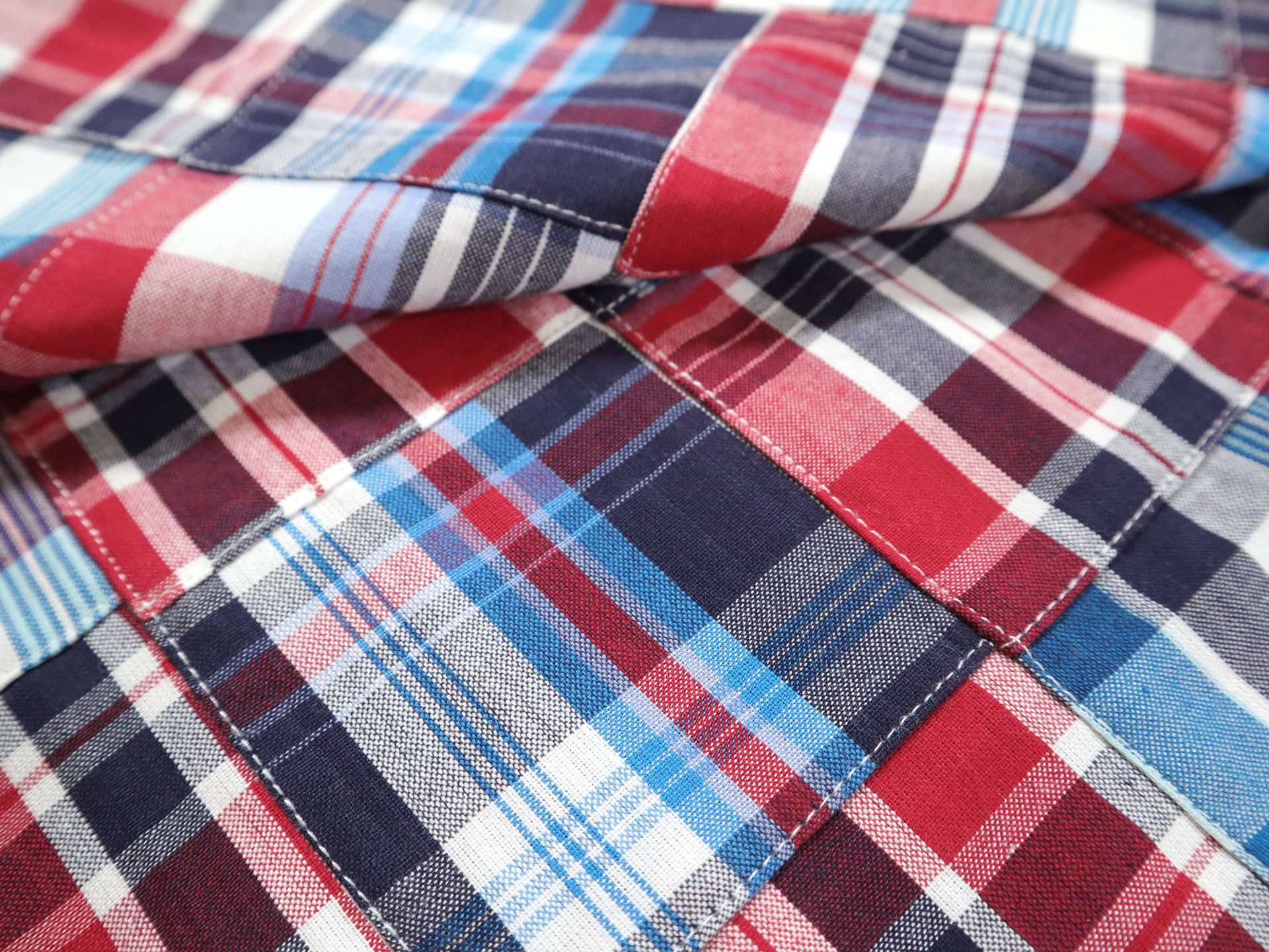 Cotton Patchwork Plaid in Americana