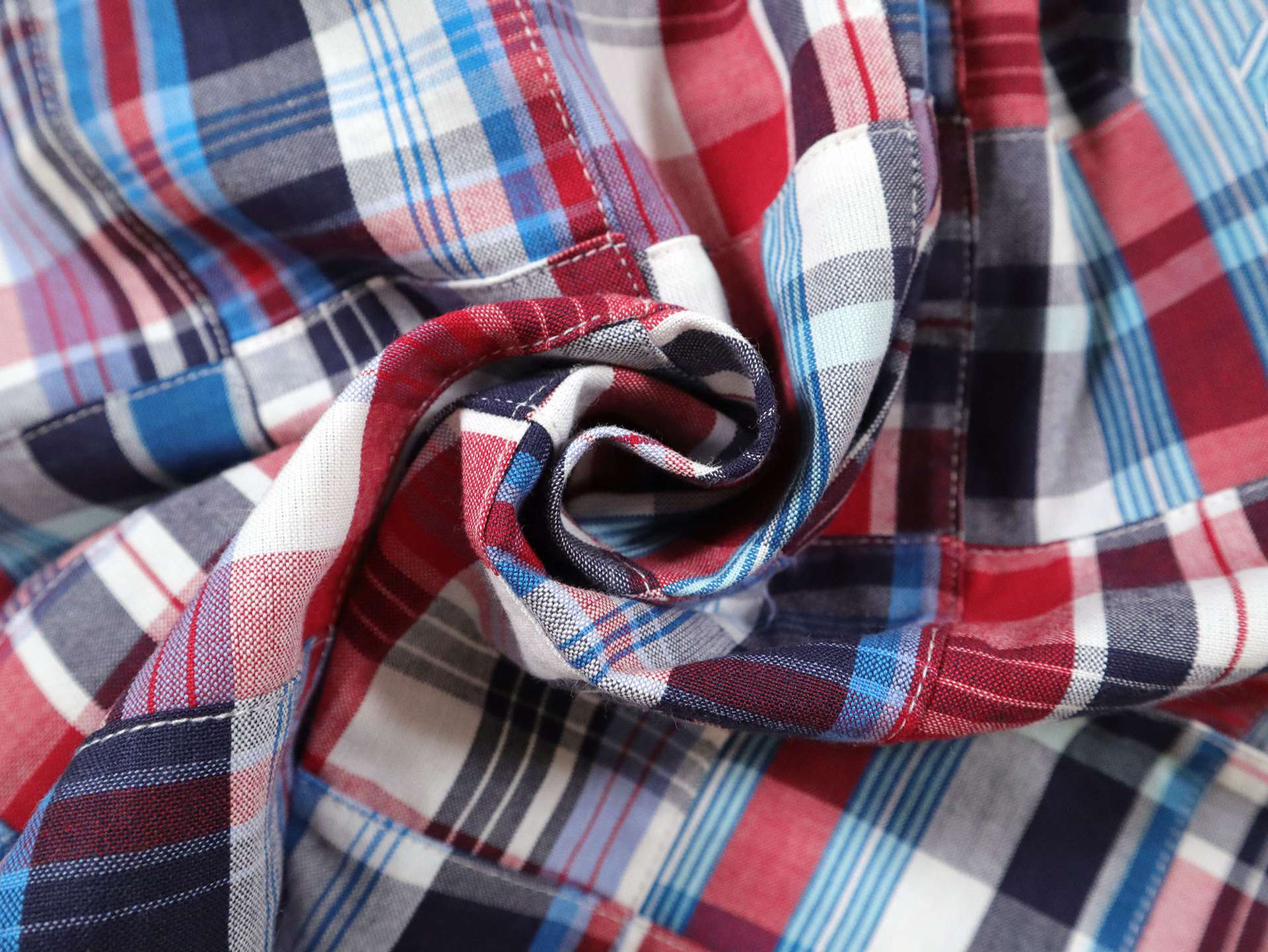 Cotton Patchwork Plaid in Americana