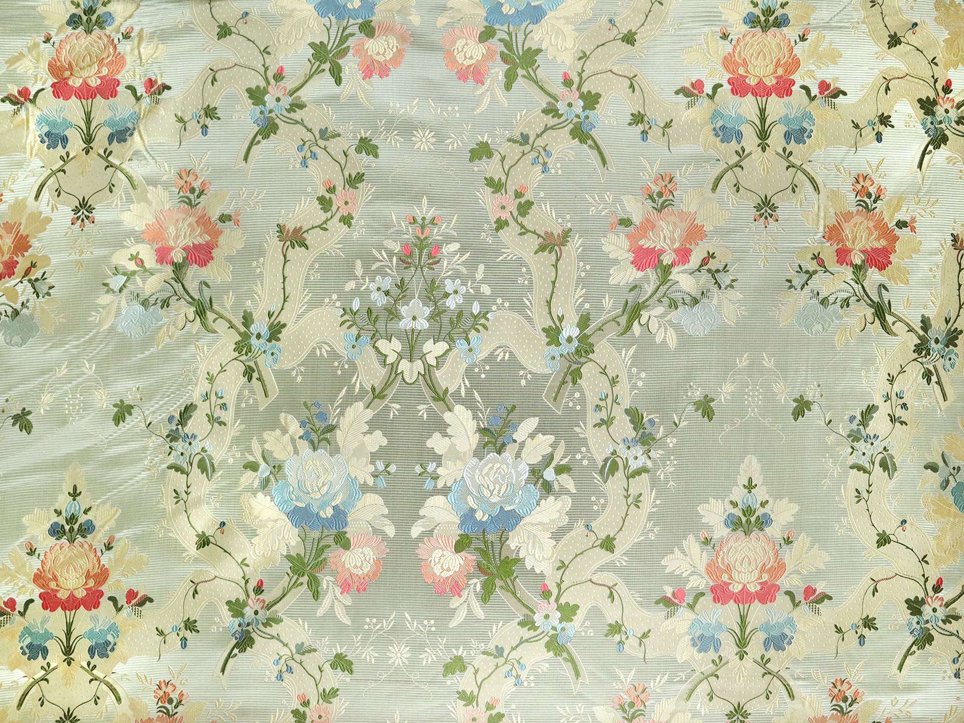 Floral Silk Brocade