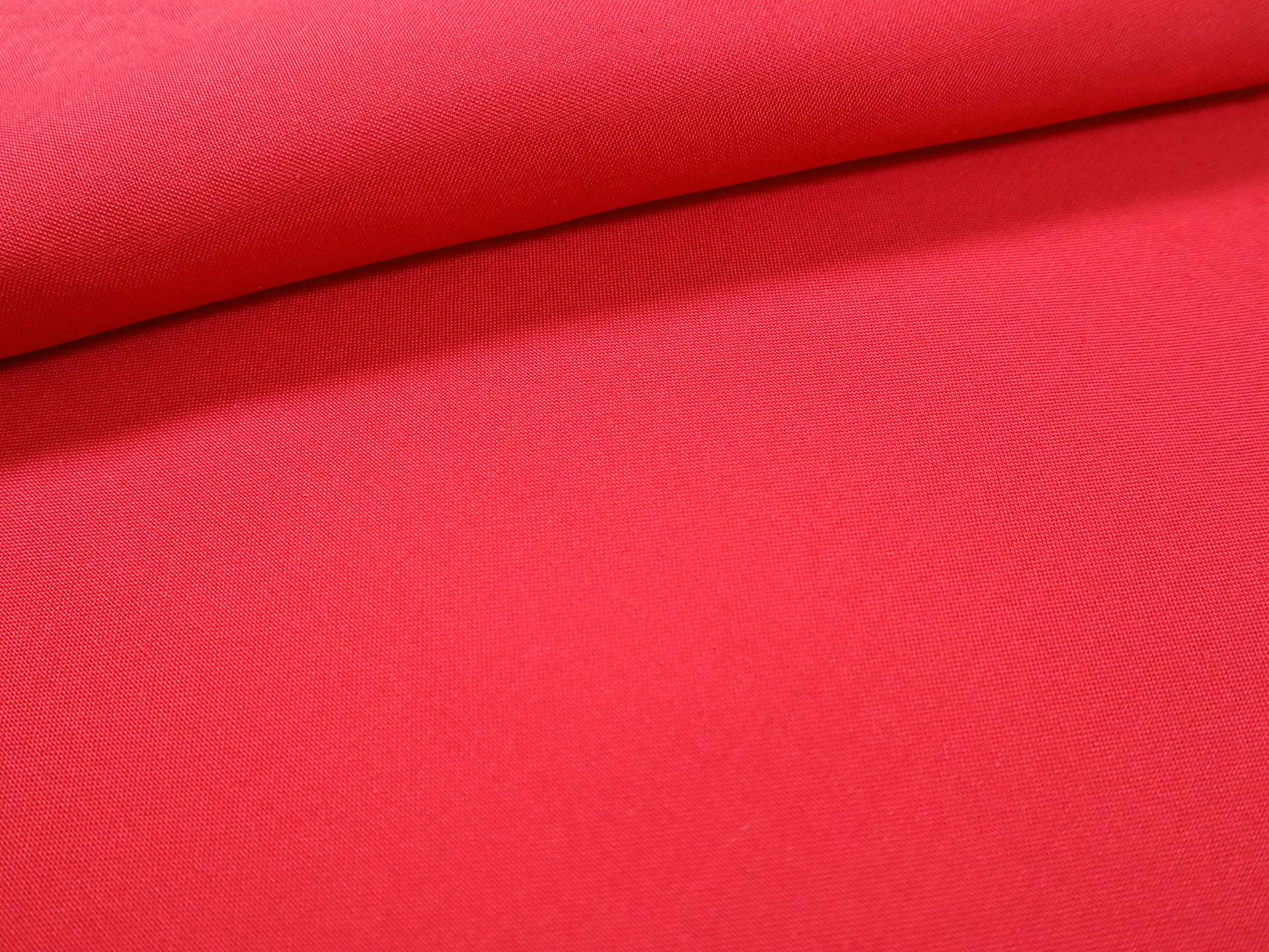 Italian Silk Douppioni in Bright Red