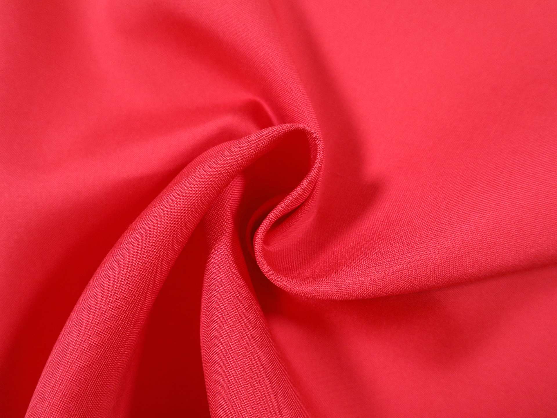 Italian Silk Douppioni in Bright Red