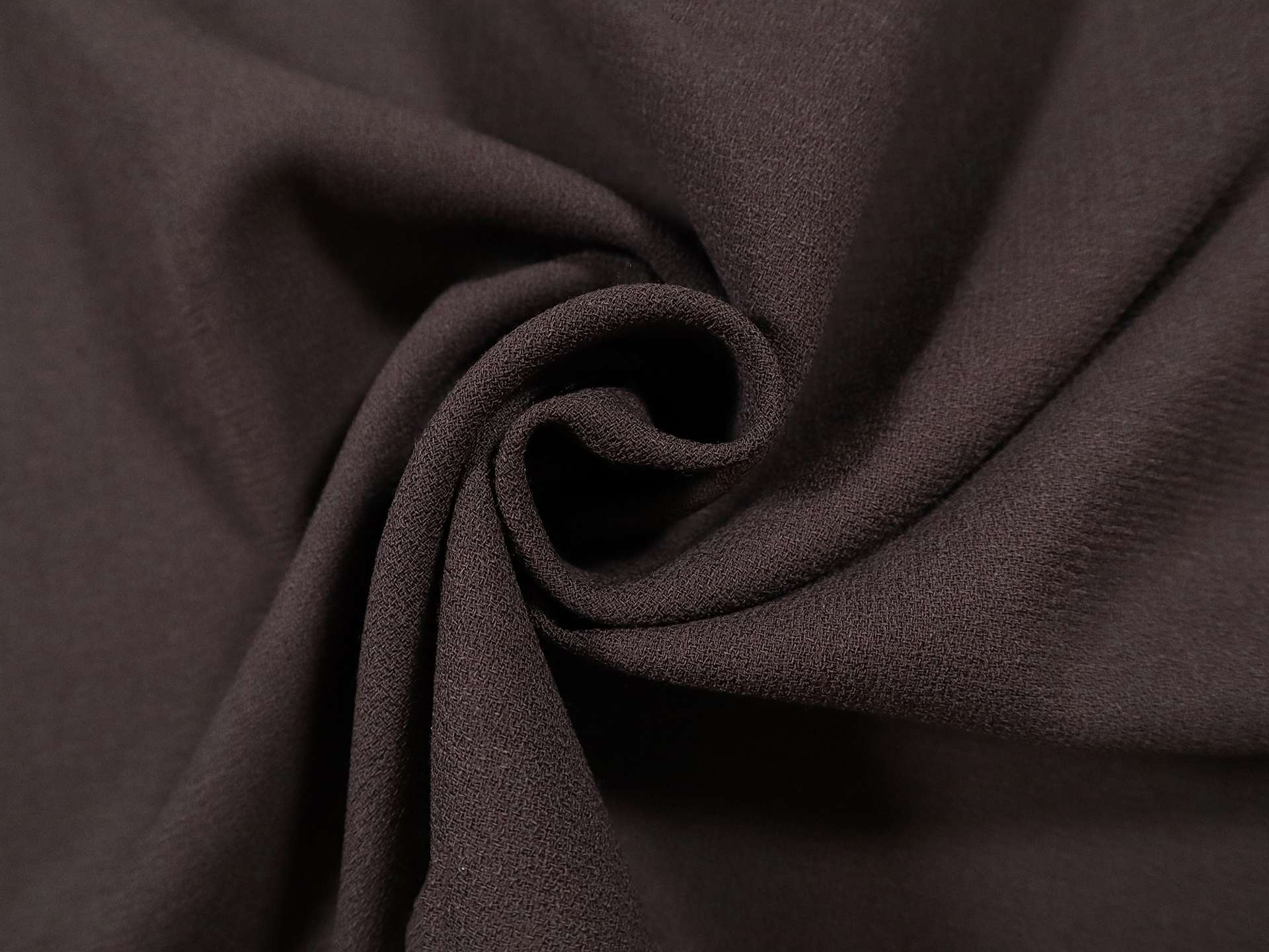 Wool Crepe in Espresso 