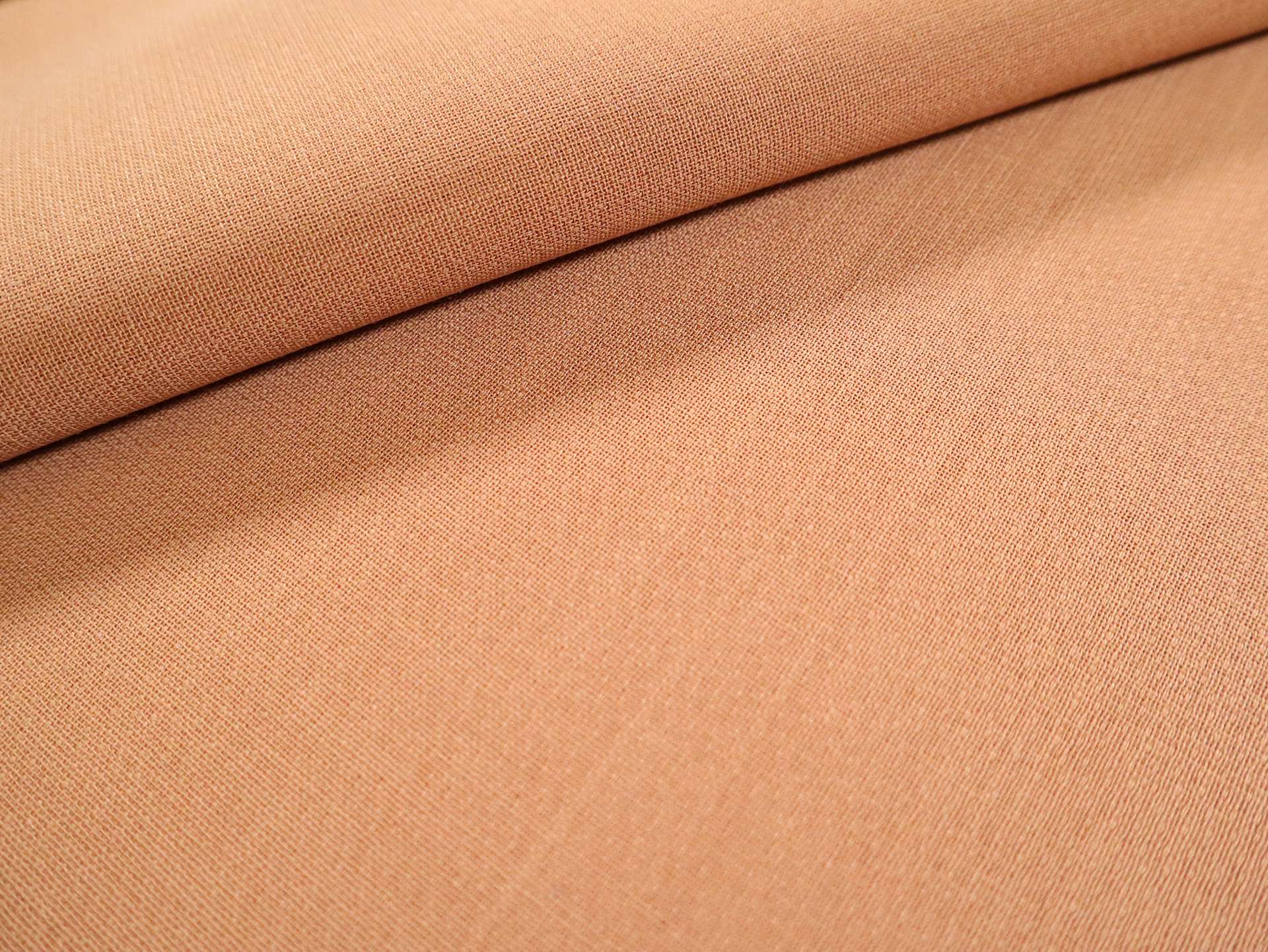 Wool Double Crepe in Caramel