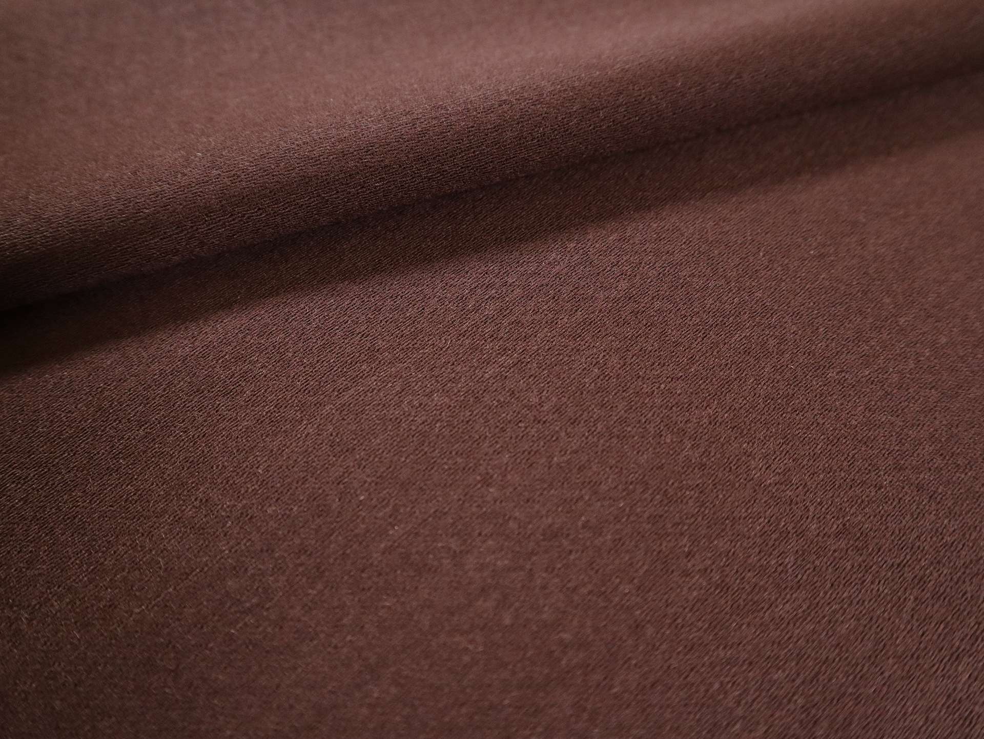 Wool Satin Crepe in Maroon