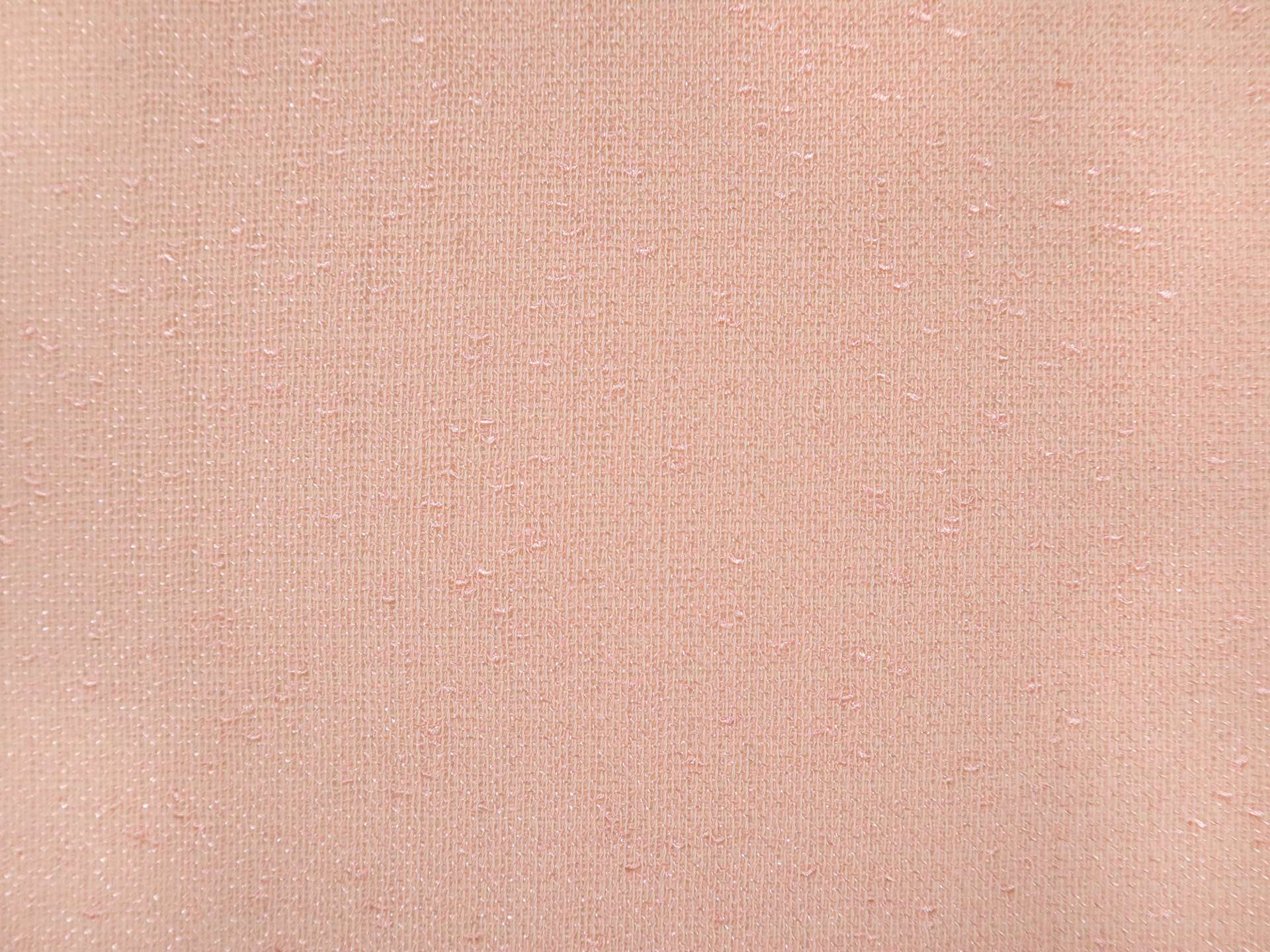 Metallic Wool Gauze in Peach Parfait