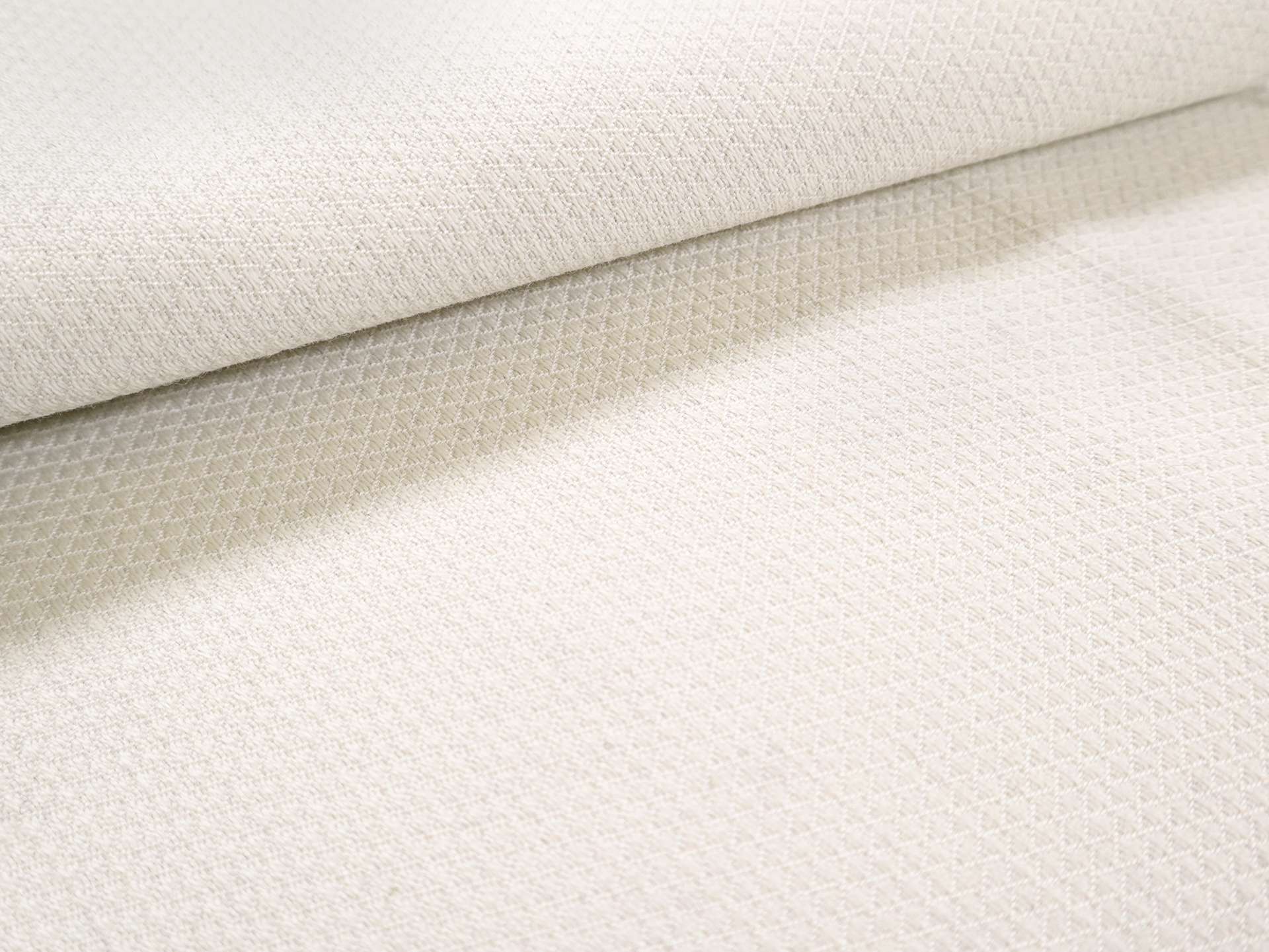 Double Faced Wool Piqué in Black & White