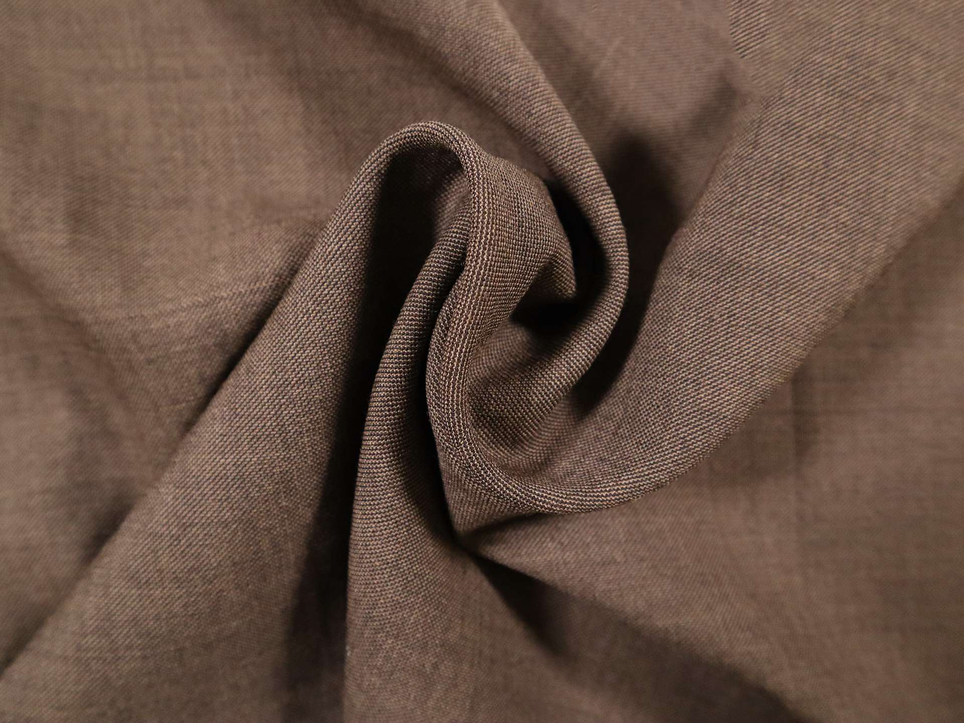 Wool Suiting in Brown