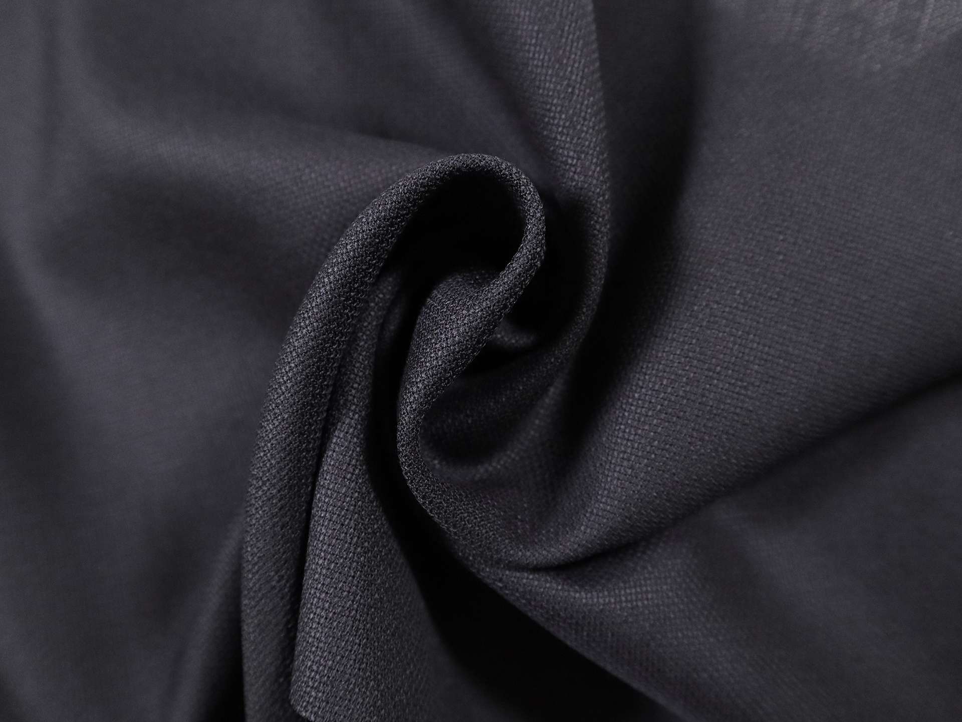 Novelty Wool Suiting in Black