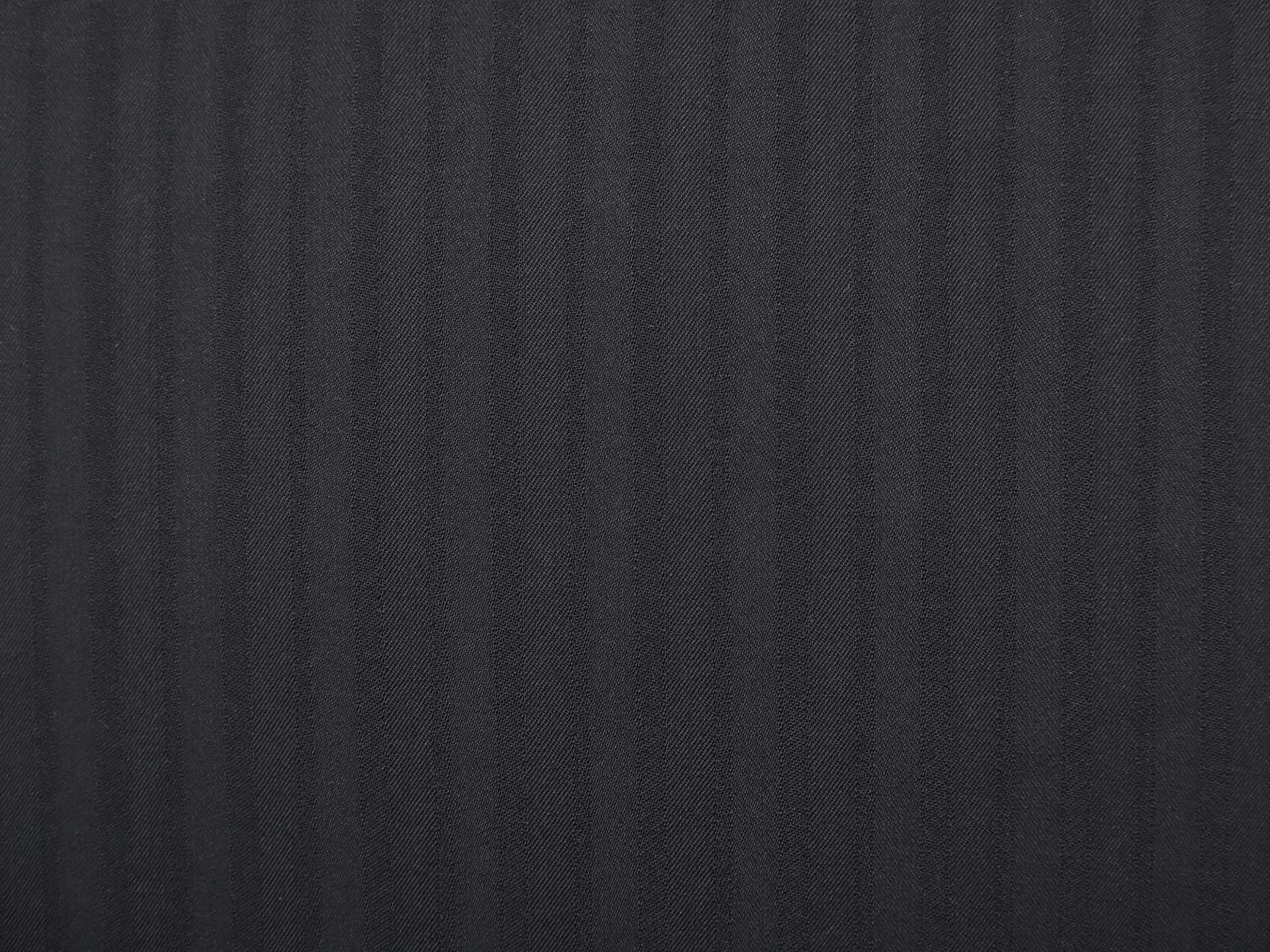 Wool Tricotine with Woven Stripe in Black